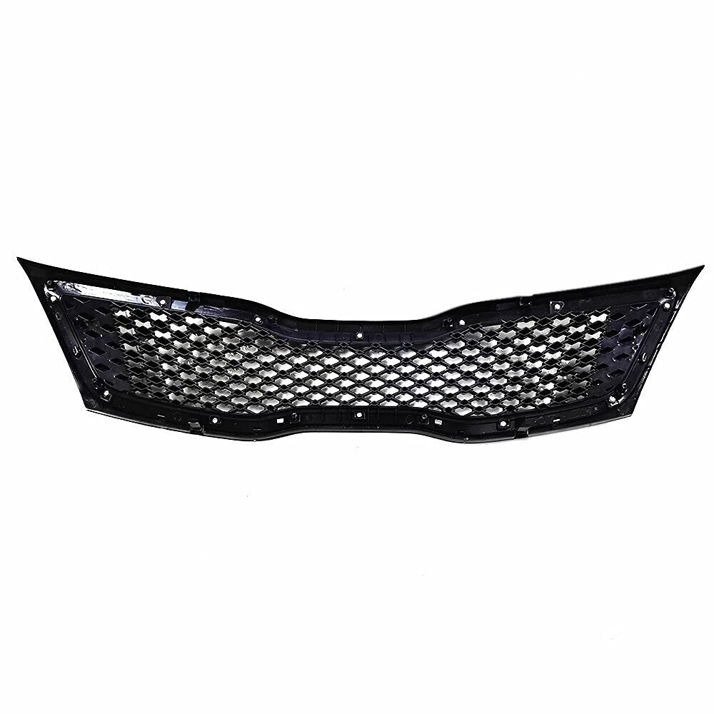 Chrome Front Upper Bumper Radiator Grille for 2014-2015 Kia Optima - Perfect Fit Replacement Part for Enhanced Vehicle Appearance & Protection