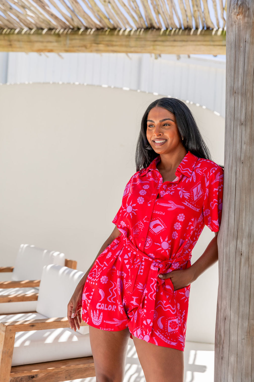 Giulia Playsuit in Margie - Stylish Women's Jumpsuit for Summer Outfits & Casual Wear | Perfect for Beach, Vacation, and Everyday Fashion