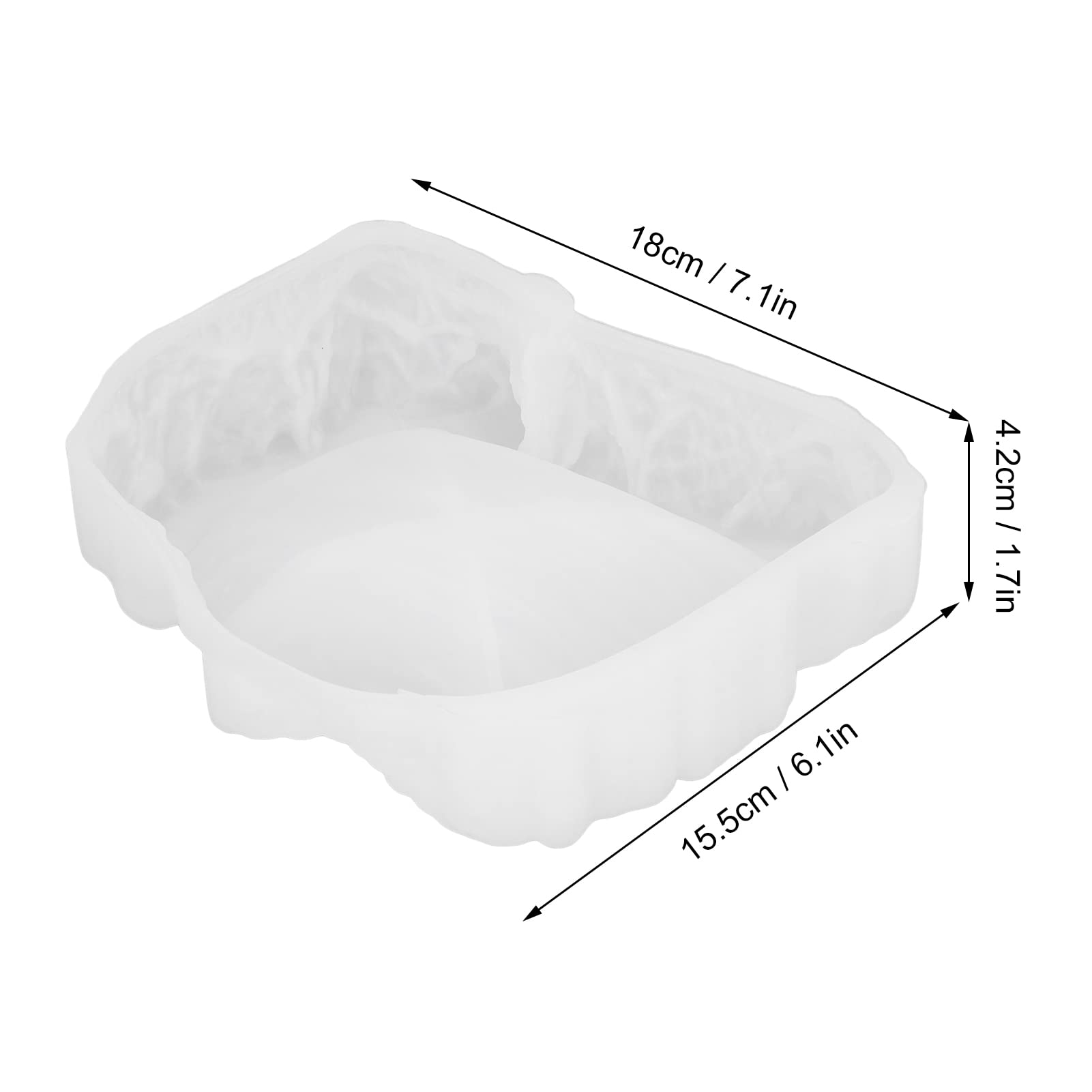 Premium Resin Ashtray Molds - Multi-Purpose DIY Jewelry Storage & Table Decor Crafting Kit for Home, Office, and Party Use