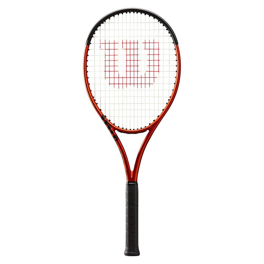 Burn 100ULS v5.0 Tennis Racket - Lightweight Carbon Fiber Tennis Racquet for Adults & Advanced Players - Perfect for Competitive Matches & Training Sessions