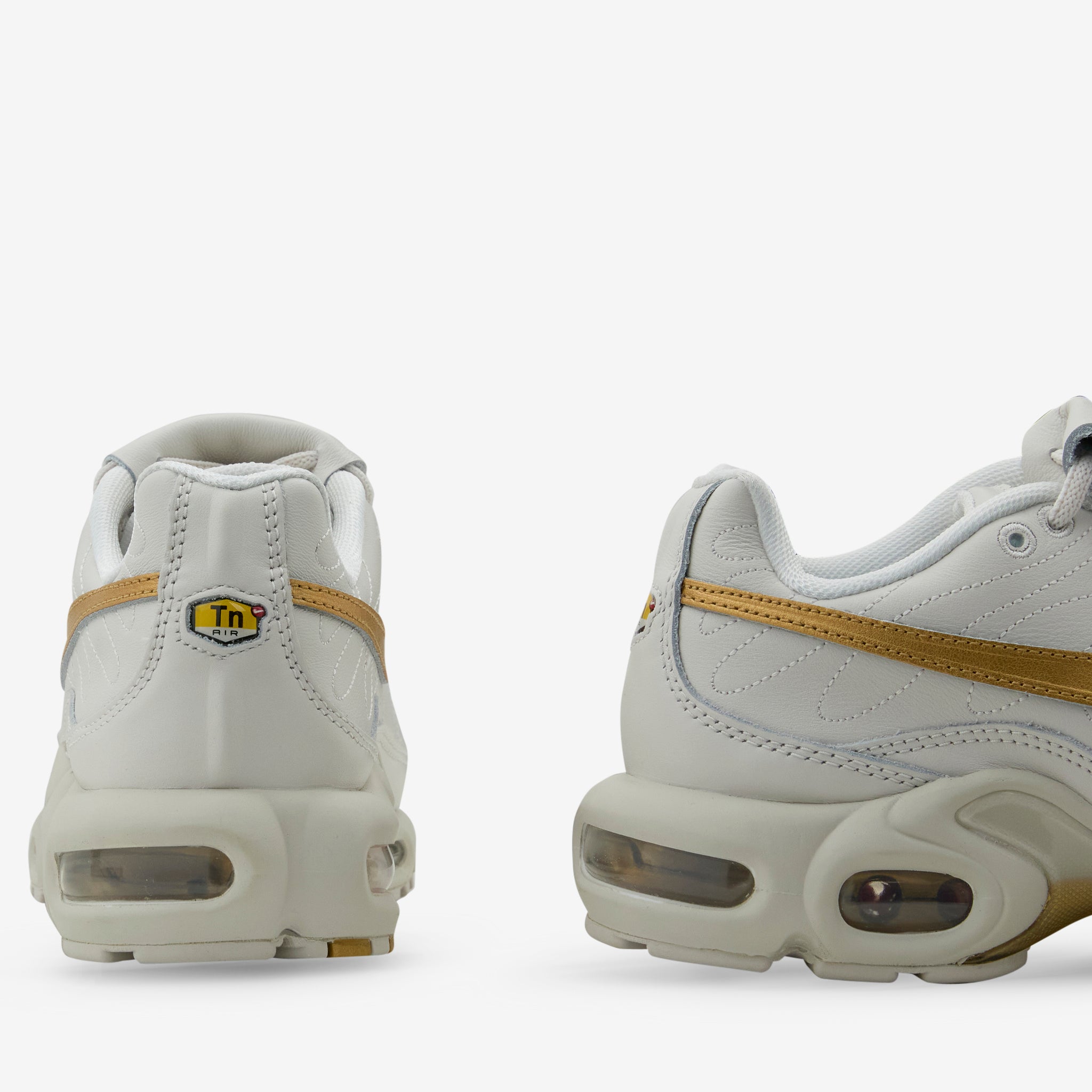 Nike Air Max Plus TNPO Phantom Running Shoes for Men - Metallic Gold Colorway | Lightweight Cushioned Sneakers for Gym, Jogging & Casual Wear