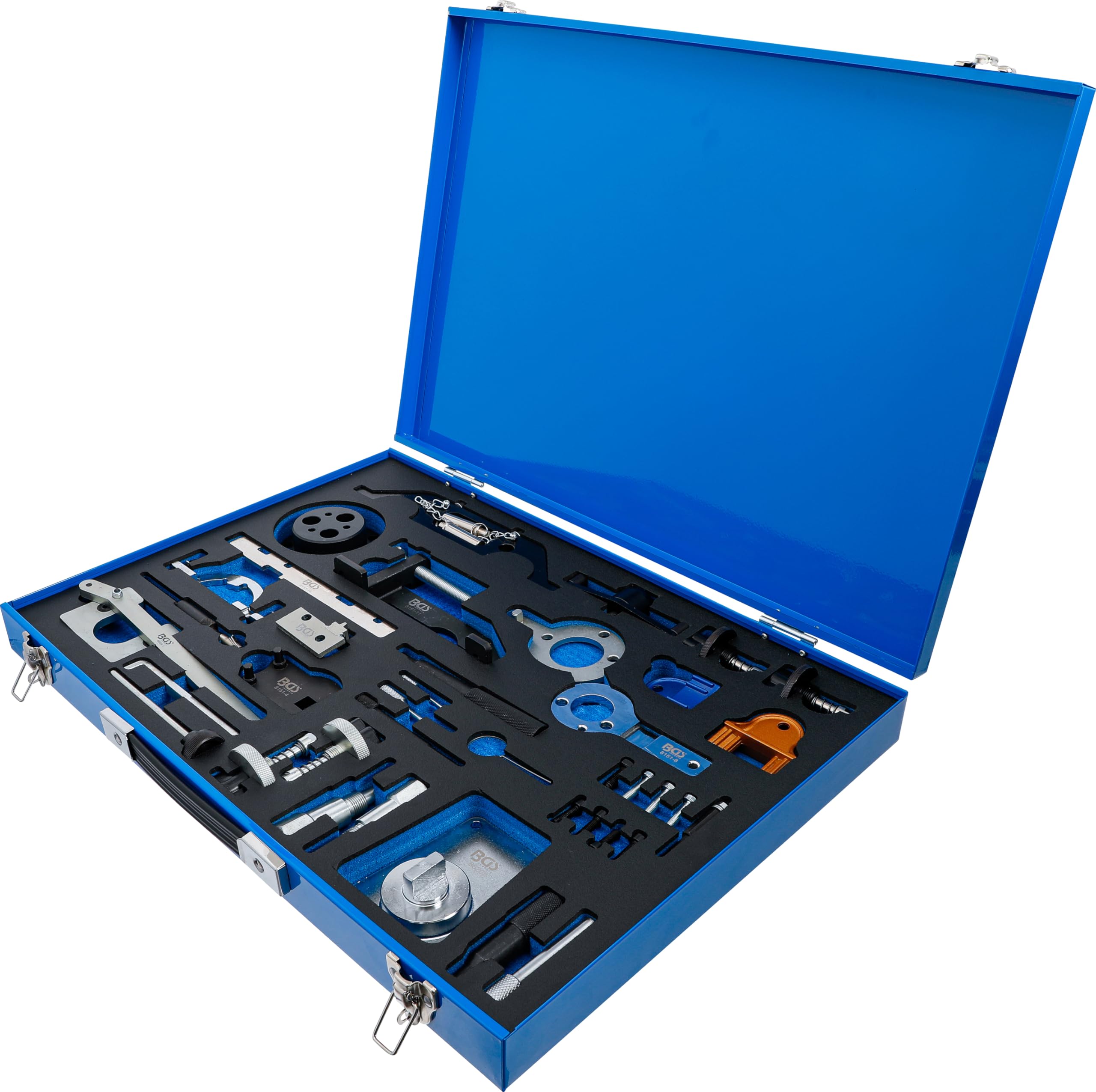 BGS 4138 Workshop Trolley Insert 3/3 - Professional Engine Adjustment Tool Set Compatible with Opel, Chevrolet, Saab, FIAT, Lancia, Suzuki, Ford - Perfect for Auto Repair Shops & DIY Car Maintenance