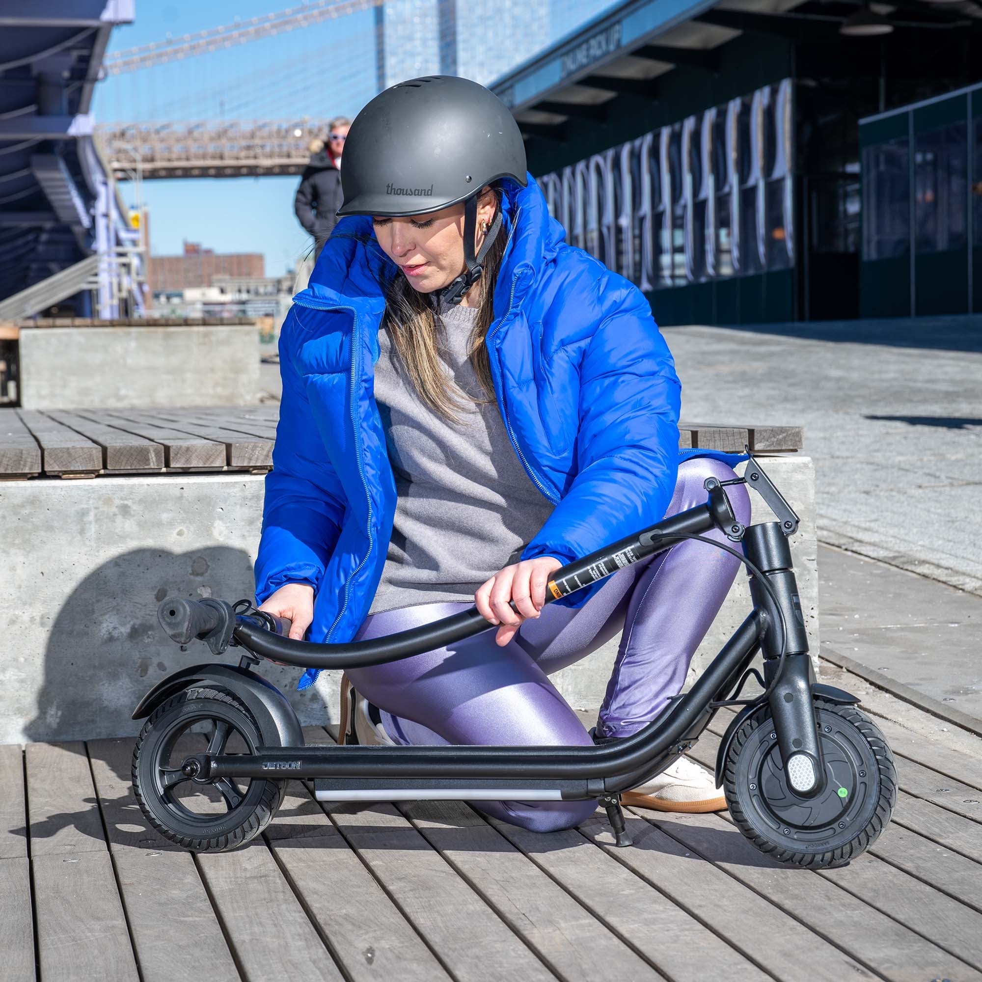 Ember Electric Scooter for Adults - 500W Motor, 18.6 MPH, 15.5 Mile Range - Foldable Commuter E-Scooter for Urban Travel, Campus, Last-Mile Transportation