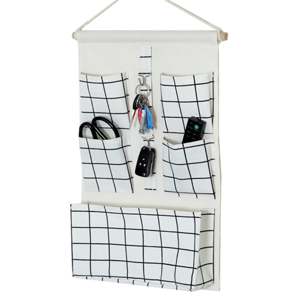 Multi-Purpose Hanging Storage Organizer for Door & Bedside - Fabric Sundries Pouch (Color A) | Perfect for Bedroom, Bathroom, Closet & Dorm Organization