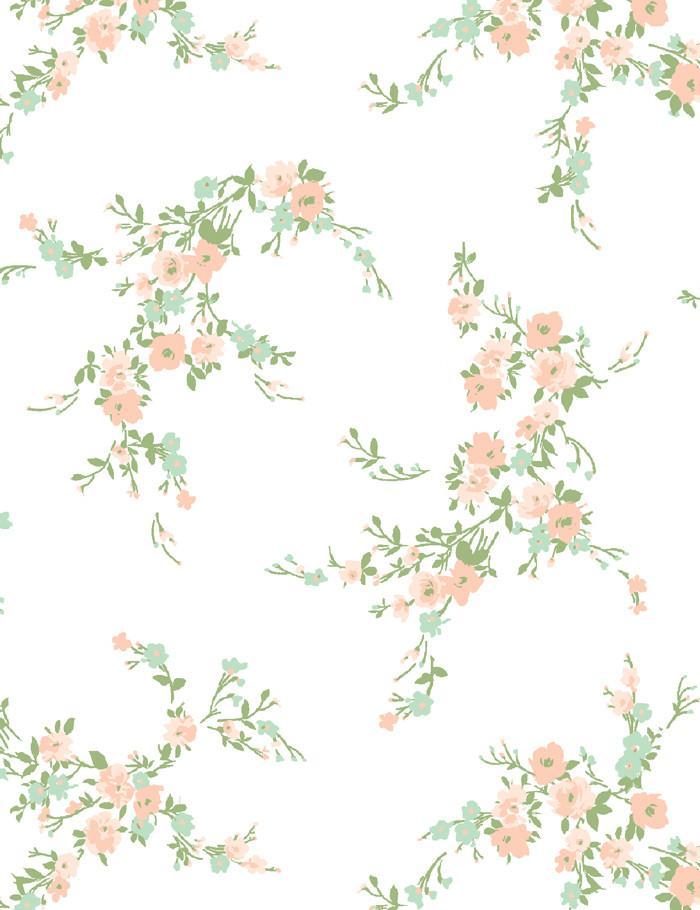 Jolene Peel & Stick Wallpaper - Self Adhesive Removable Wallpaper in Peach by Wallshoppe | Perfect for Bedroom, Nursery, and Home Office Decor
