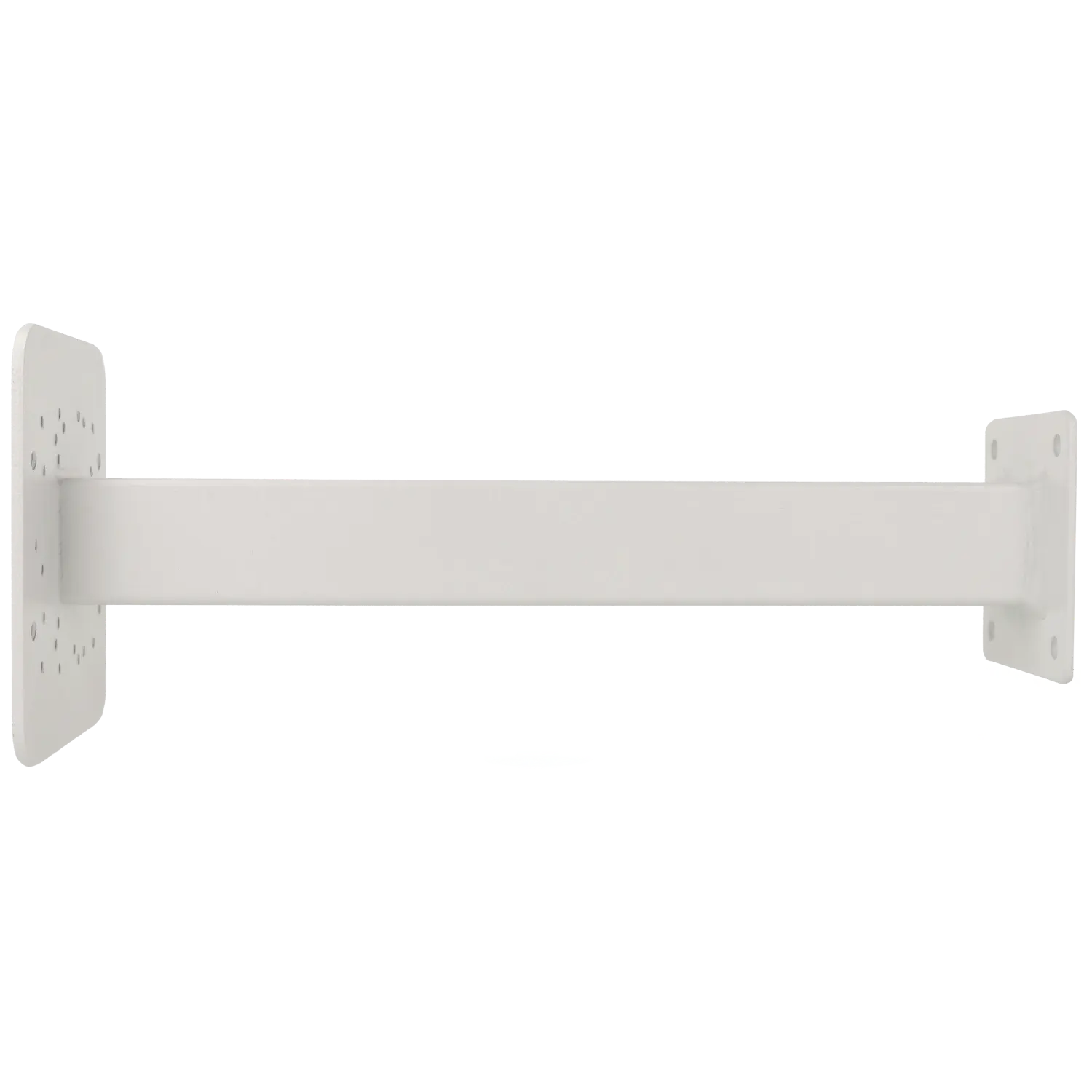 White Arm for Bullet Camera - Galvanized Steel Mounting Bracket - Ideal for Outdoor Security Camera Installation & Surveillance Systems