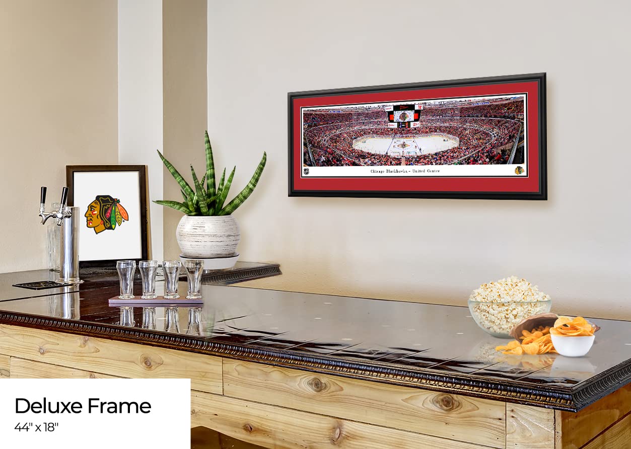 Chicago Blackhawks Panoramic Posters & Framed Pictures - NHL Team Wall Decor for Home, Office, Man Cave & Sports Bar by Blakeway Panoramas