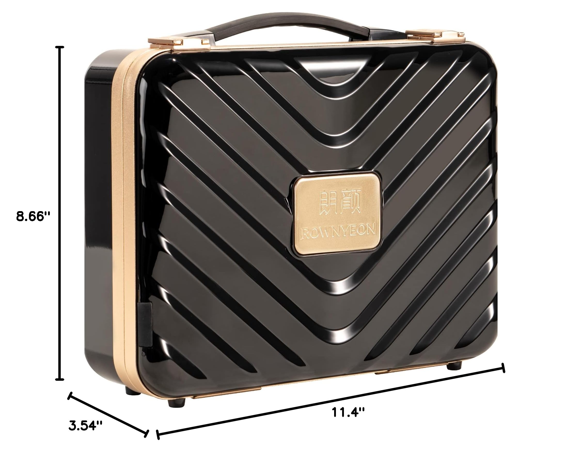 Portable Lighted Makeup Case with 5X Mirror - Travel & Professional Organizer for Makeup Artists & Hairstylists