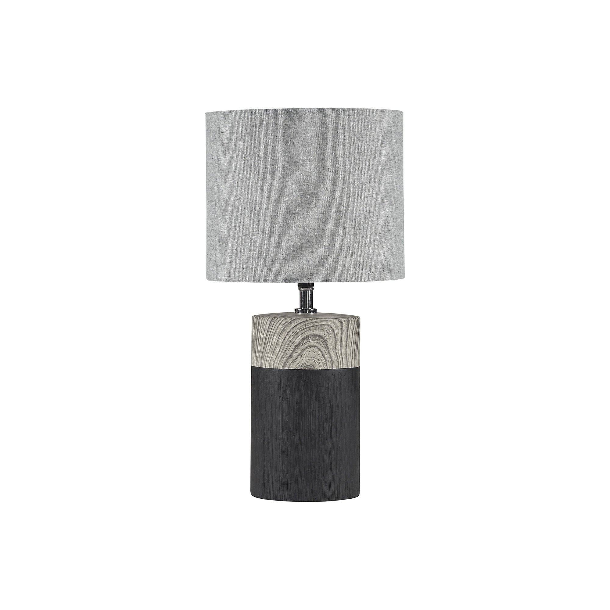 Nicolo Textured Ceramic Table Lamp - Black Modern Home Decor for Living Room, Bedroom & Office | 510 Design Stylish Lighting Fixture