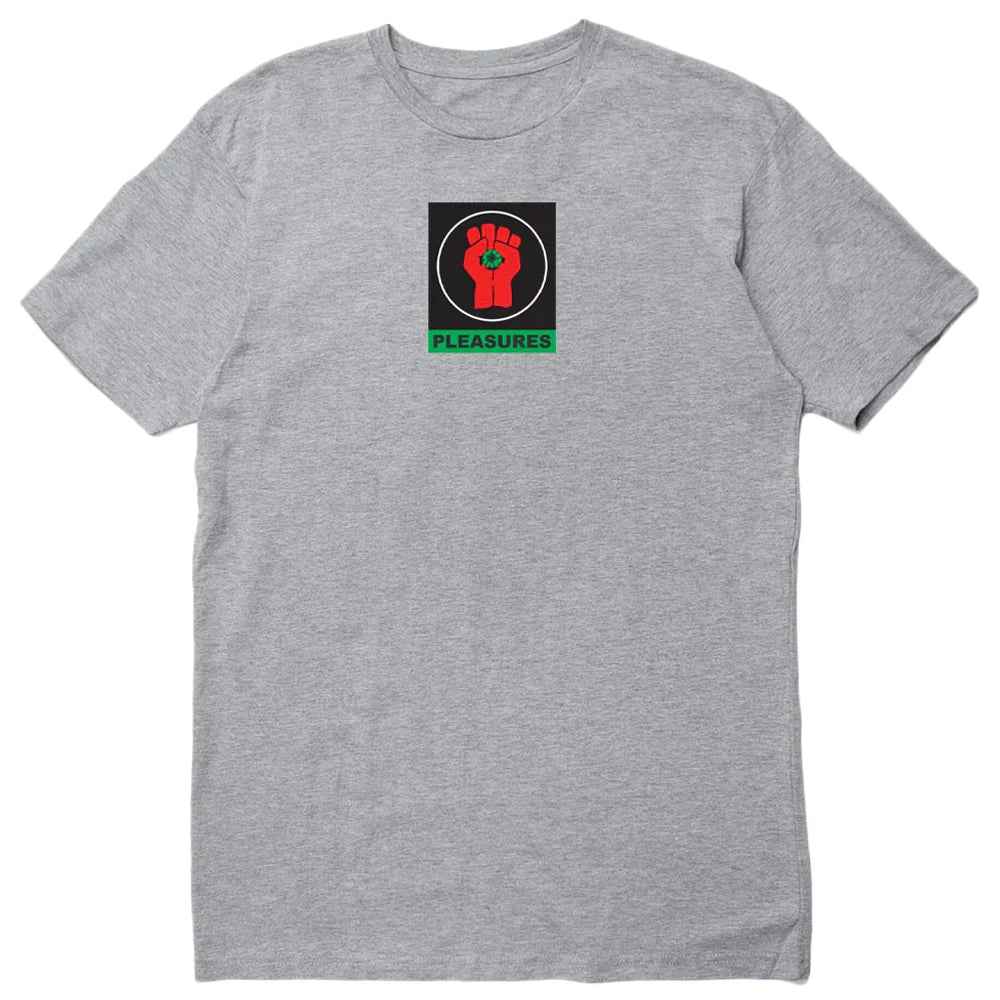 PLEASURES Badge Graphic T-Shirt - Trendy Streetwear Tee for Men & Women | Perfect for Casual Outfits, Concerts, and Everyday Wear
