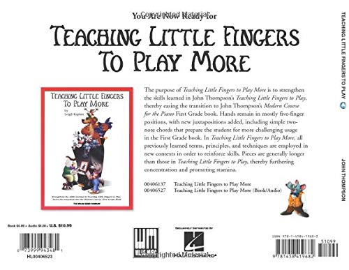 Teaching Little Fingers to Play - Beginner Piano Book with Audio CD | Perfect for Kids Music Lessons & Early Childhood Education