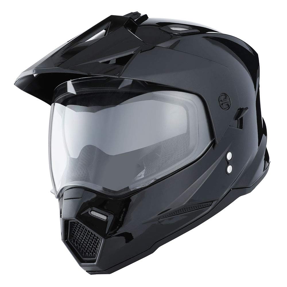 1Storm HF802 Dual Sport Motorcycle Helmet - DOT Certified Full Face Off-Road Motocross Helmet with Dual Visor for Men & Women - Ideal for Adventure Riding, Dirt Biking & Trail Exploration