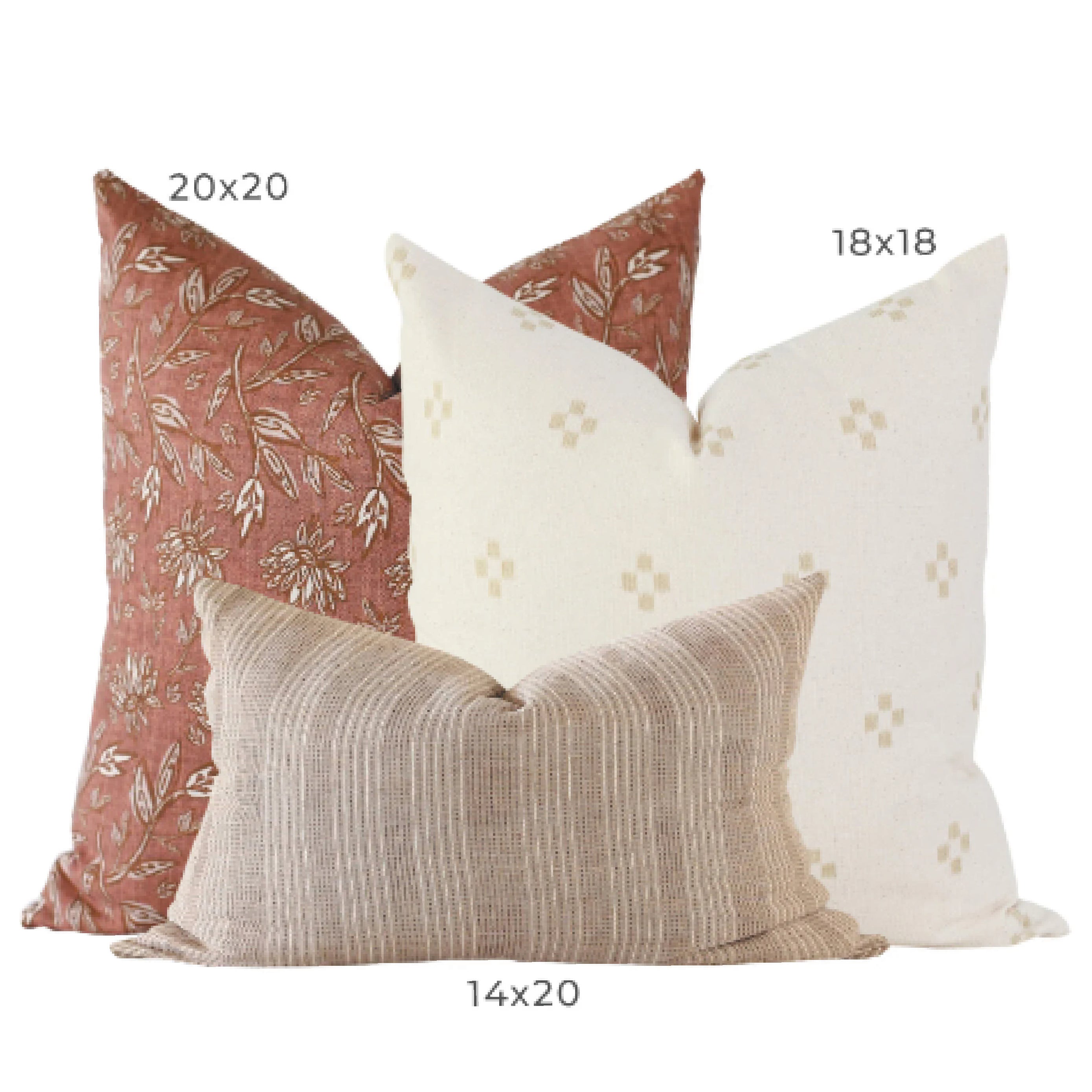Luxury Pillow Combination Set #11 - Soft & Supportive Pillows for Bed, Couch, and Sofa - Perfect for Home, Office, and Guest Room Comfort