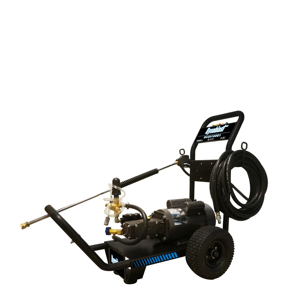 Dynablast 110V 1000 PSI 2.1 GPM Industrial Electric Pressure Washer DC2010DE1 - Heavy Duty Cleaning for Driveways, Decks, and Outdoor Surfaces
