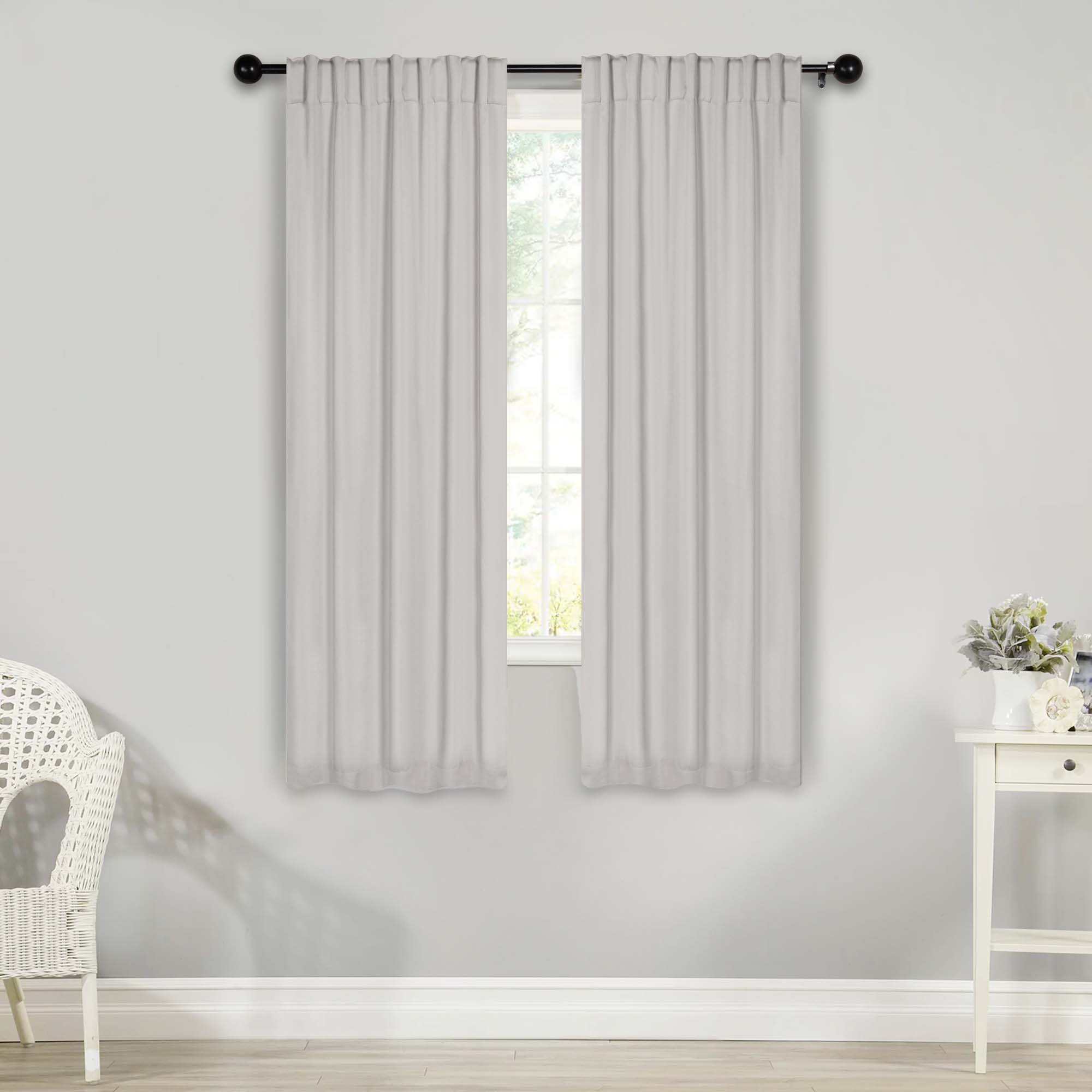 Blackout Curtains for Bedroom - Solid Room Darkening Thermal Insulated Drapes, Set of 2 Panels - Perfect for Nursery, Home Theater & Light Sleepers