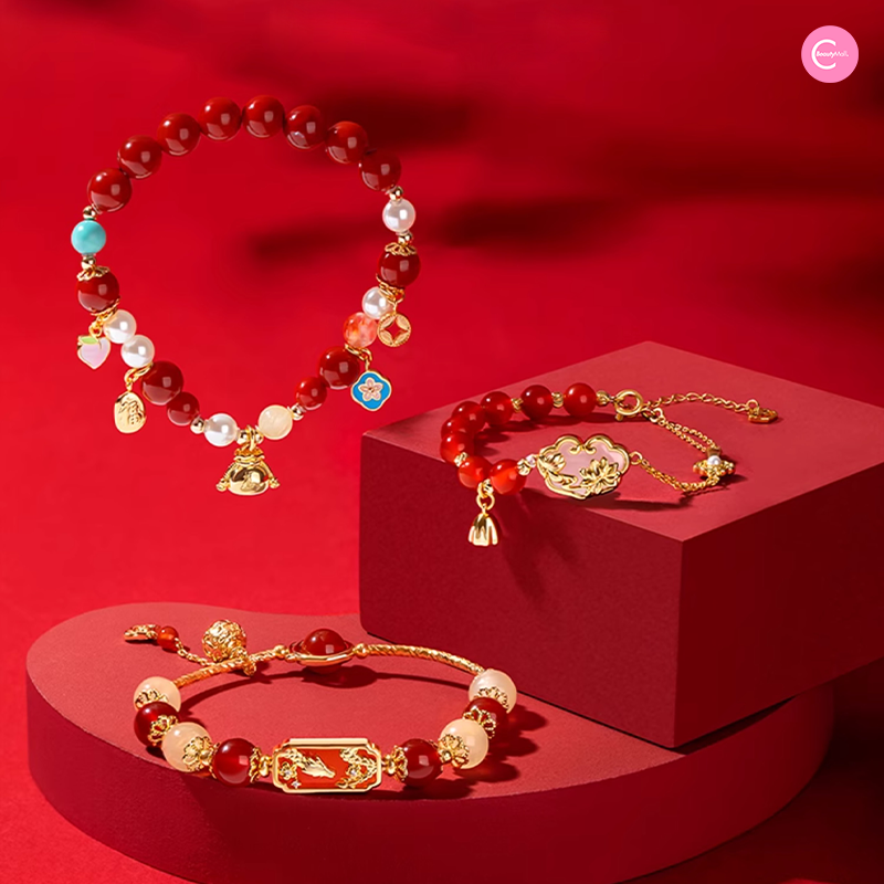 The Palace Museum Lucky Red Cord Bracelet - Chinese Cultural Good Luck Charm Jewelry for Protection & Blessings | Perfect Gift for Birthdays, Weddings & Daily Wear