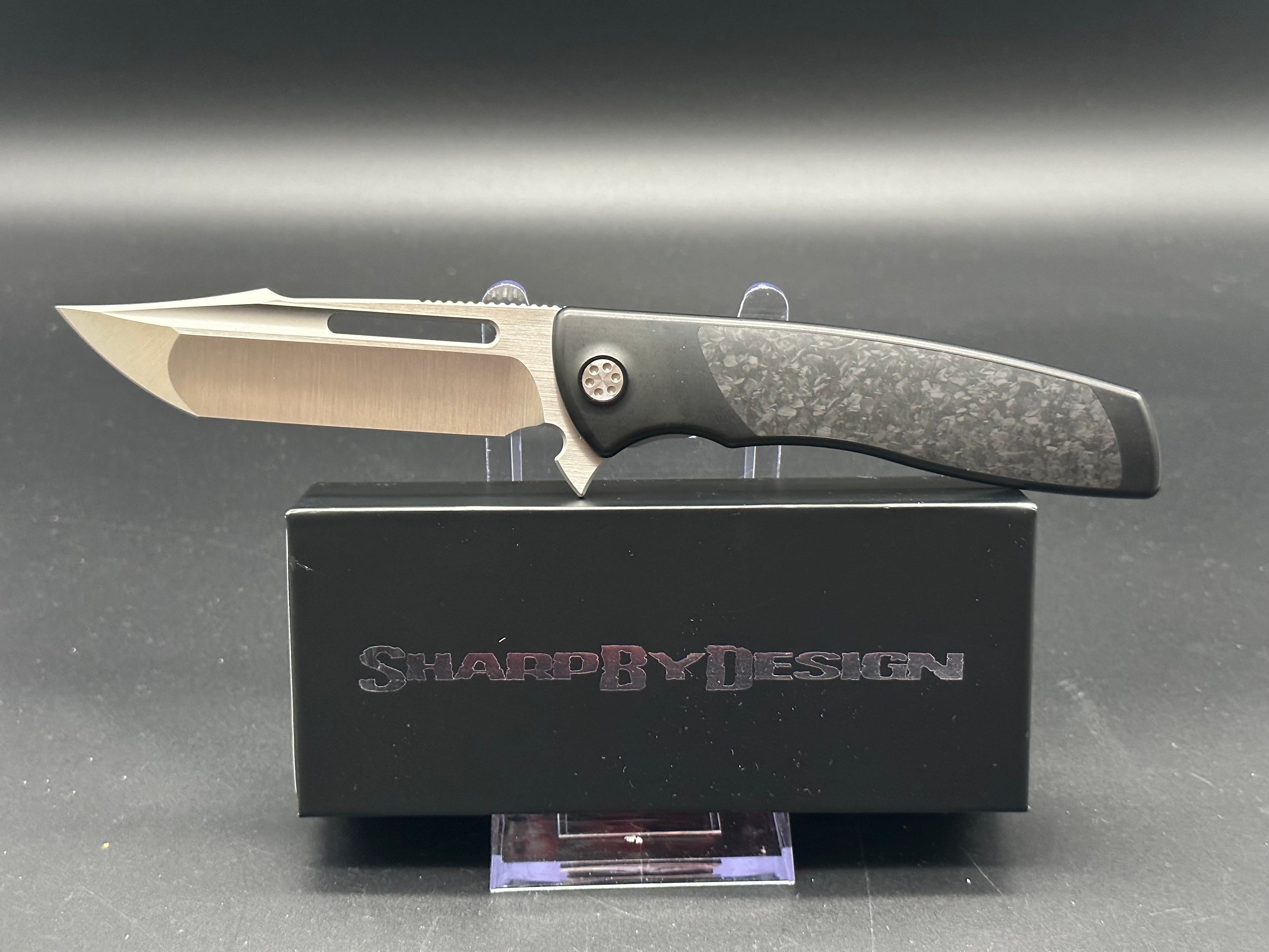Sharp By Design Evo Typhoon Harpoon Tanto Knife - Premium EDC Folding Pocket Knife for Outdoor, Camping & Survival Use