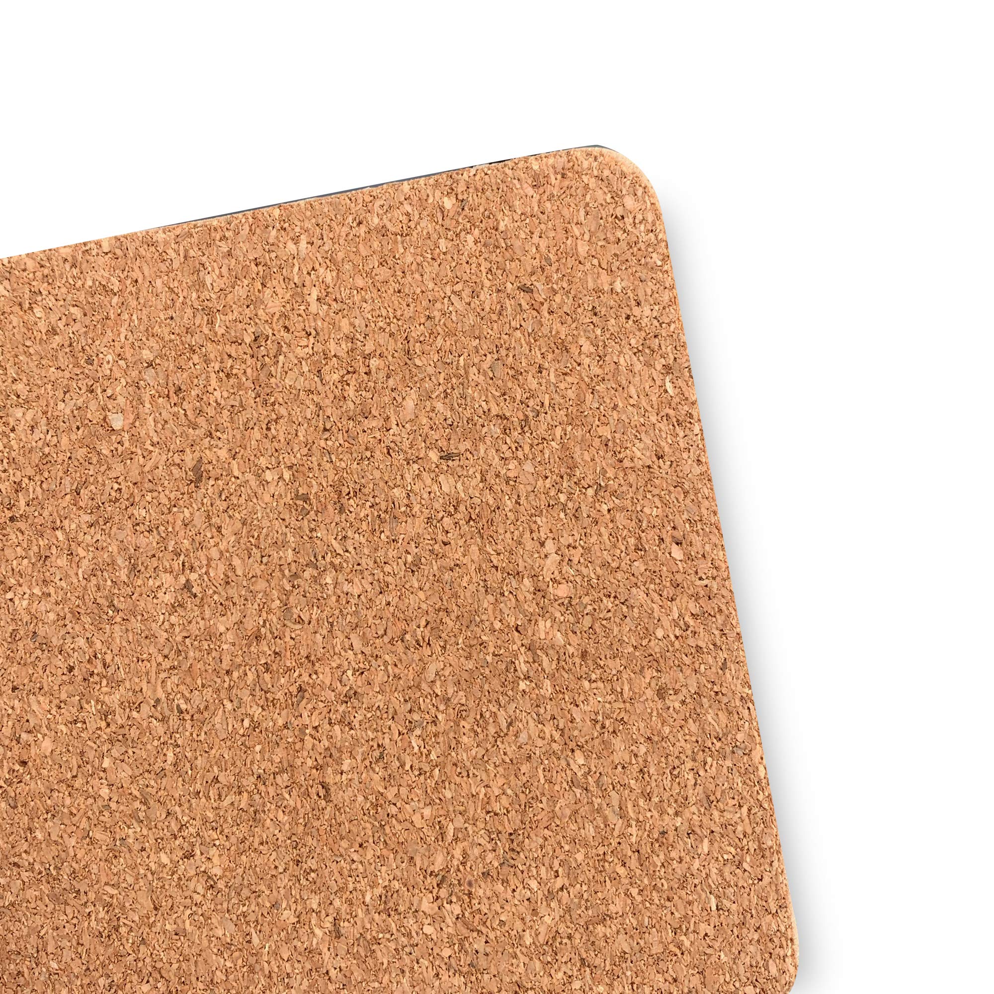 Elegant Marble and Cork Placemat Set - 8 Placemats & 8 Coasters with Rose Gold Trim | Perfect for Dining Table, Coffee Table, and Home Decor