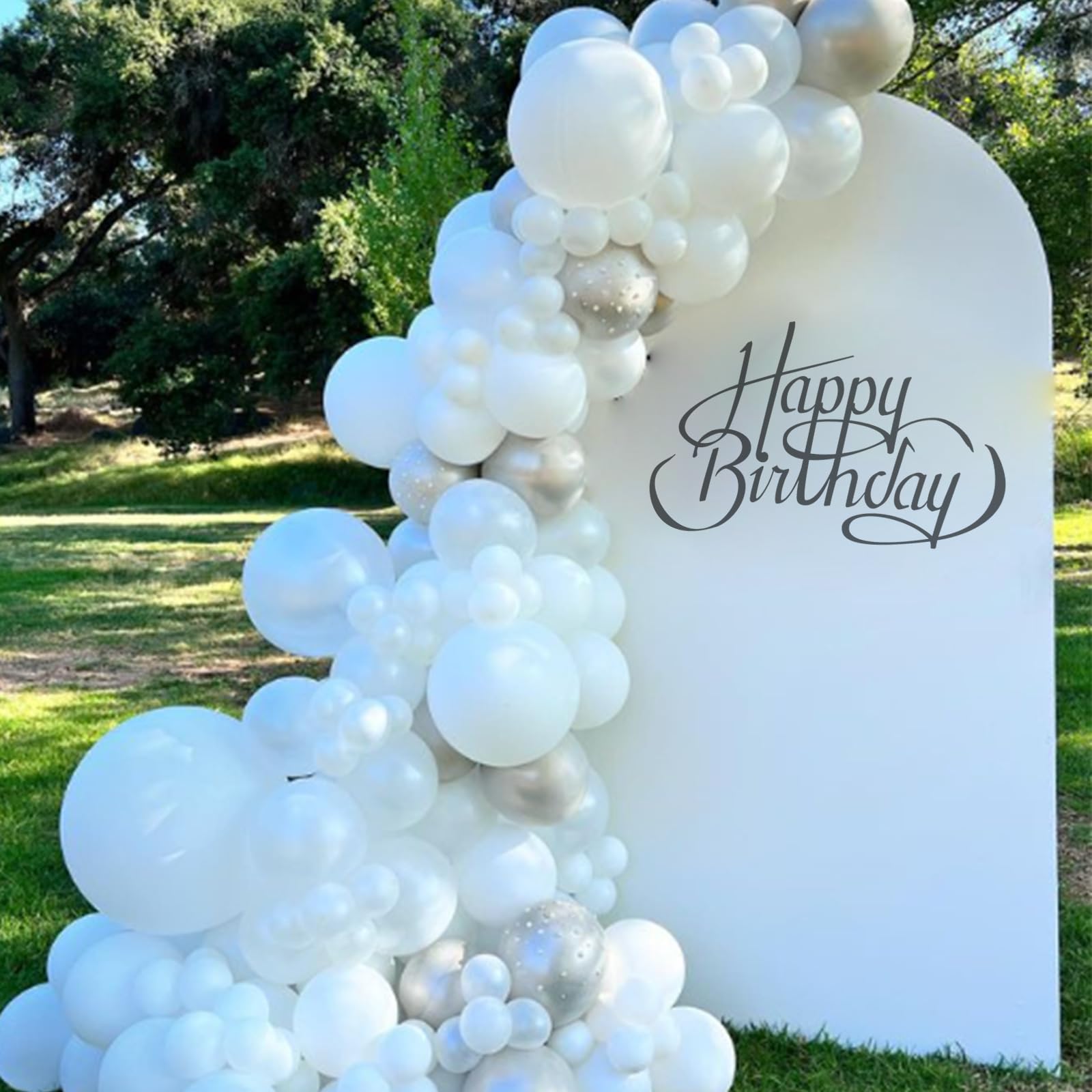 50 Pack 12 Inch White Latex Balloons - Premium Party Balloons for Engagement, Bachelorette, Bridal Shower, Wedding & Birthday Decorations - Perfect for Indoor & Outdoor Celebrations
