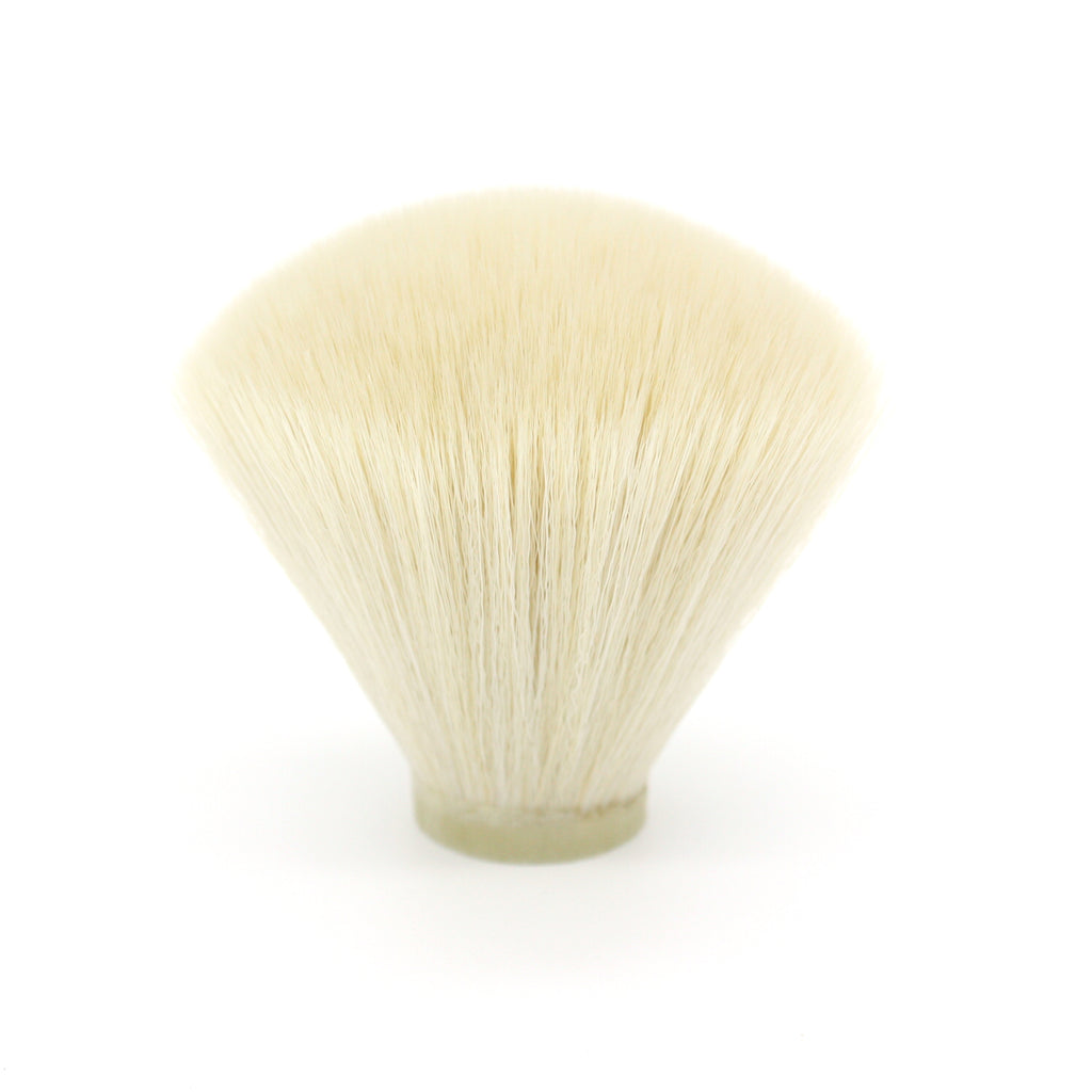 AP Shave Co. 26mm Cashmere Fan Synthetic Shaving Brush Knot - Premium Soft Bristles for Wet Shaving - Perfect for Barbershops & Home Grooming Kits (Wholesale Available)