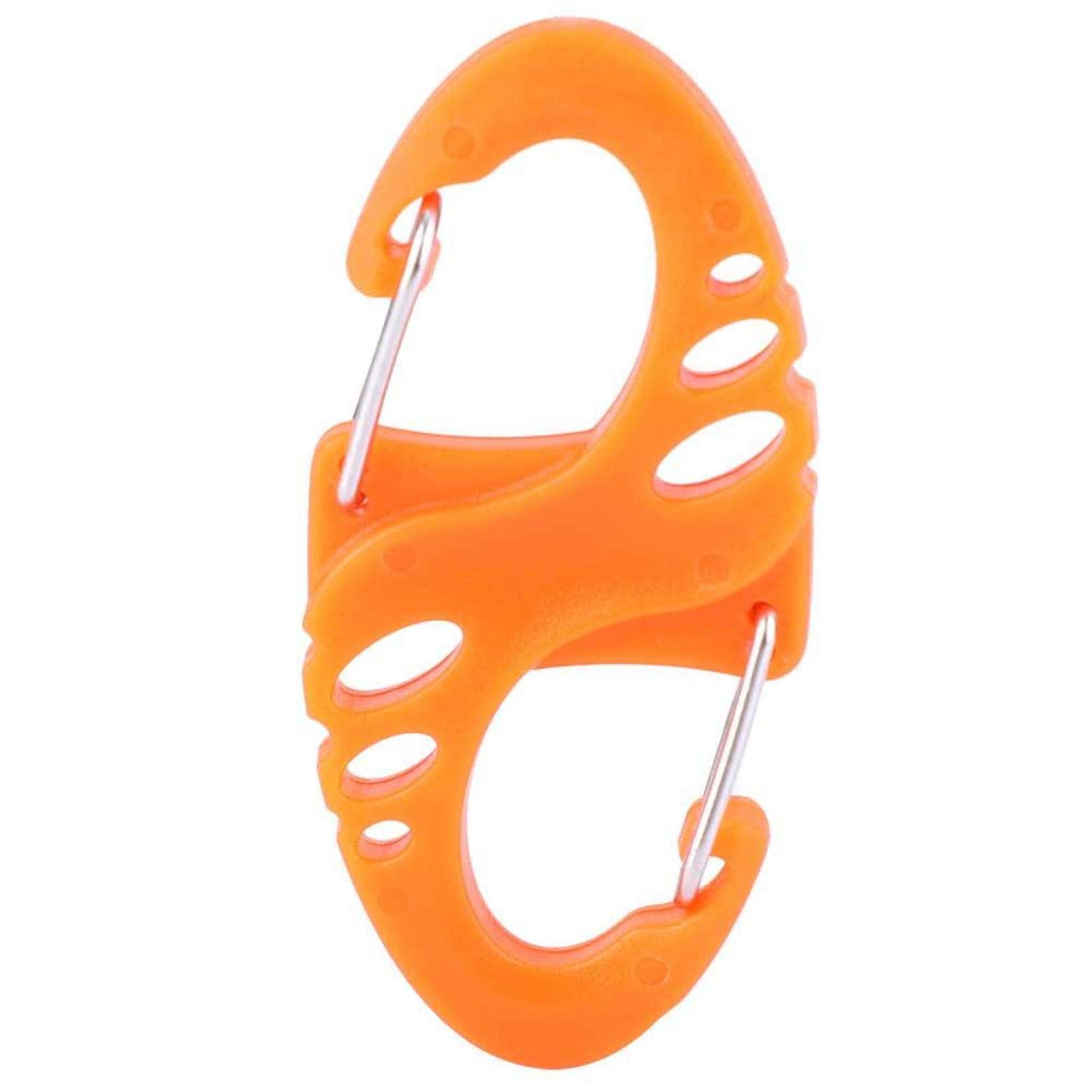 Marvelous Mini Carabiner Clip - 1pc 8-Shape Durable Carabiner Keychain for Outdoor Camping, Hiking, Climbing & Survival Gear - Perfect for Backpacks, Key Rings & Tactical Equipment