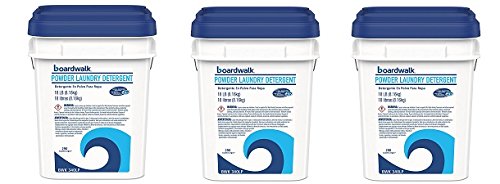 Boardwalk Laundry Detergent Powder - Summer Breeze Scent, 15.42 lb Bucket (7 kg) | High-Efficiency HE Safe, Deep Cleaning for All Fabrics | Perfect for Large Families, College Dorms & RV Laundry