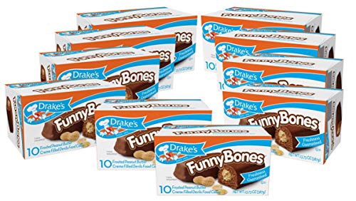 Drake's Funny Bones Dog Treats - 12 Pack, All-Natural Chews for Small & Large Dogs - Perfect for Training, Rewards & Dental Health