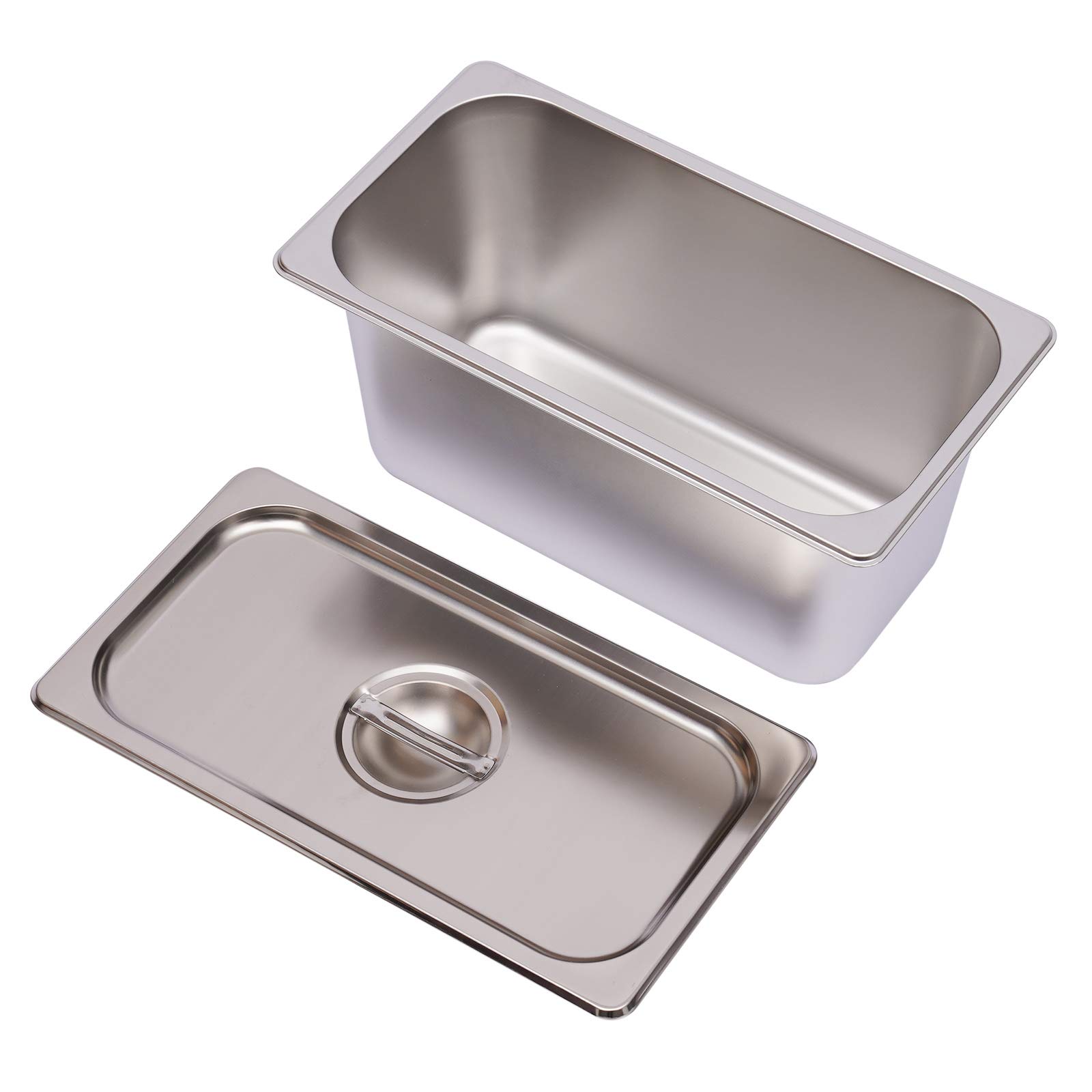 850W 6-Pan Electric Countertop Food Warmer | 7L Large Capacity Stainless Steel Buffet Steam Table (15cm/5.9