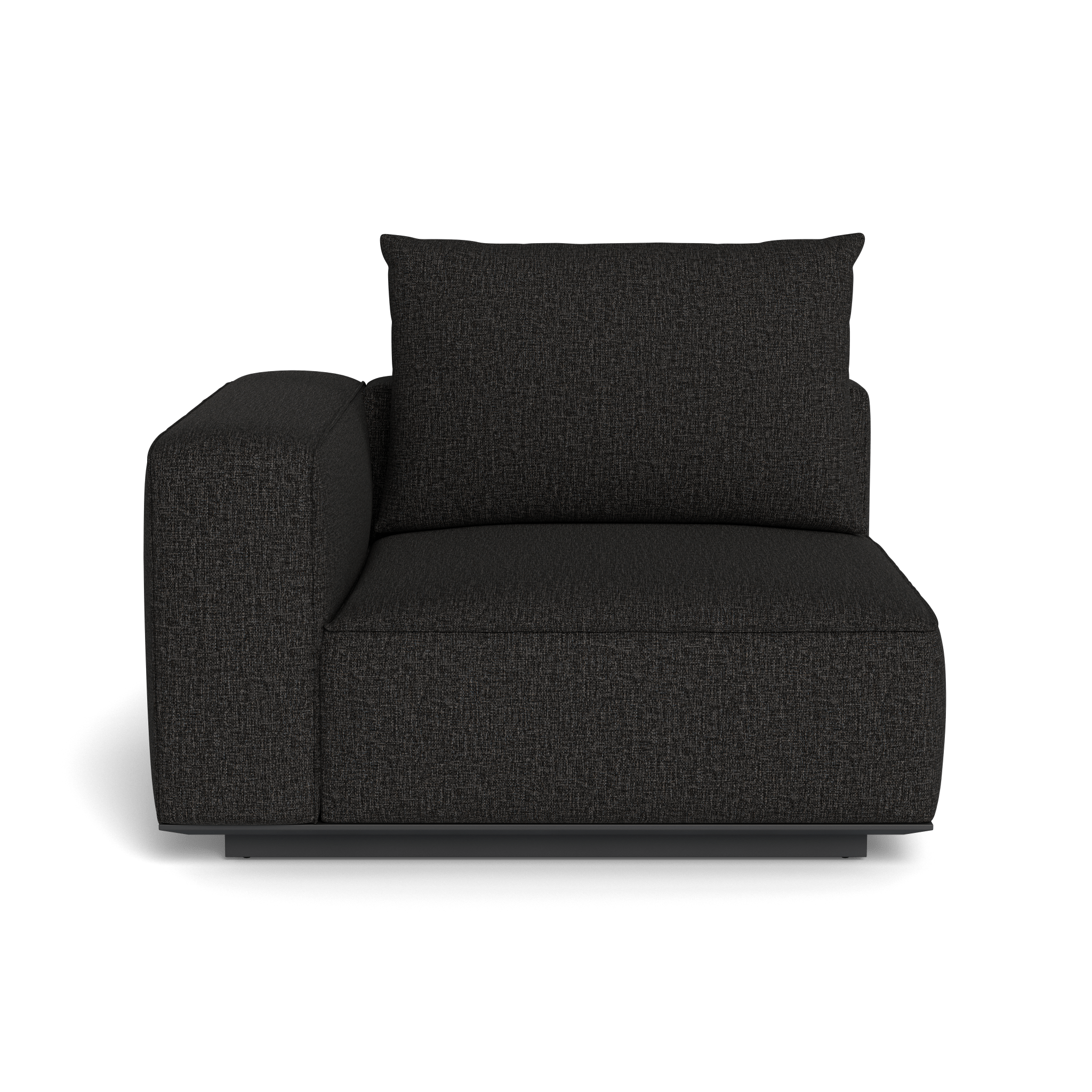 Santorini Outdoor Corner Left Sectional Sofa Set - Waterproof Wicker Patio Furniture for Garden, Poolside, Backyard & Balcony - Comfortable All-Weather Lounge Seating