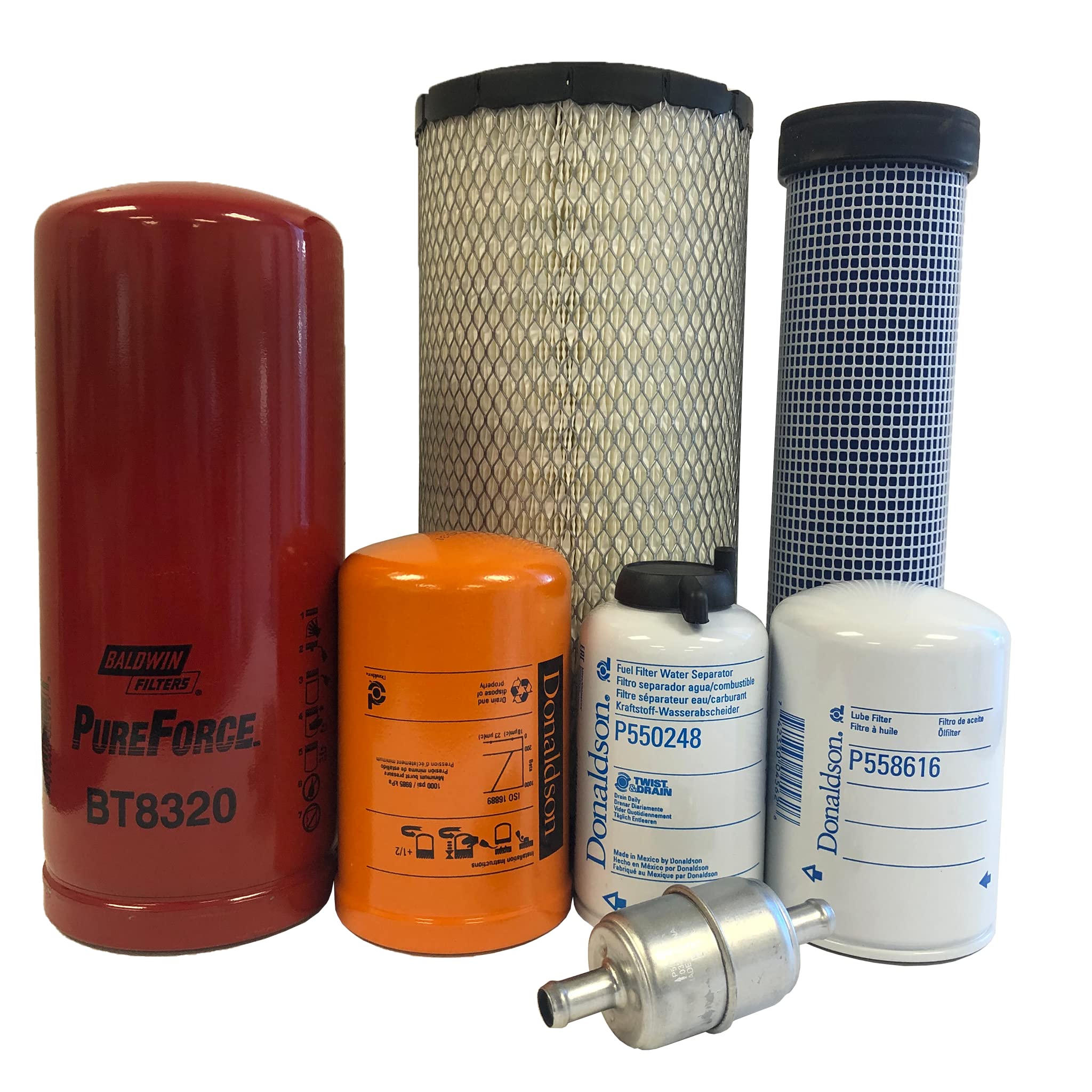 CFKIT Maintenance Filter Kit for CASE 590SL Series 2 Loader Backhoe (1998-2000) - Air, Oil & Fuel Filters Replacement - Perfect for Construction & Farming Equipment Maintenance