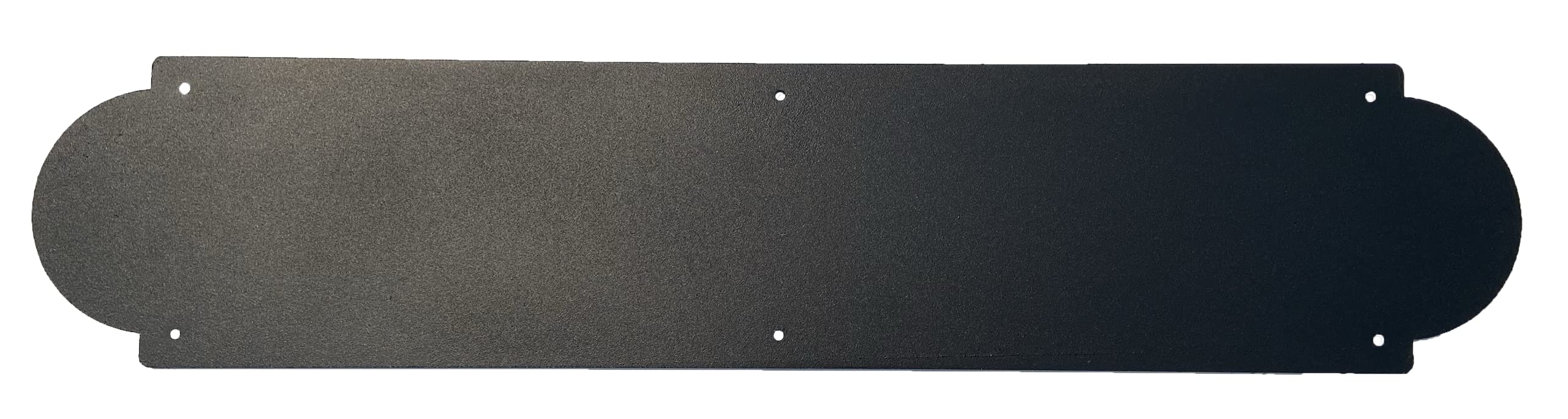 Black Powder Coated Aluminum Door Kick Plate - 26