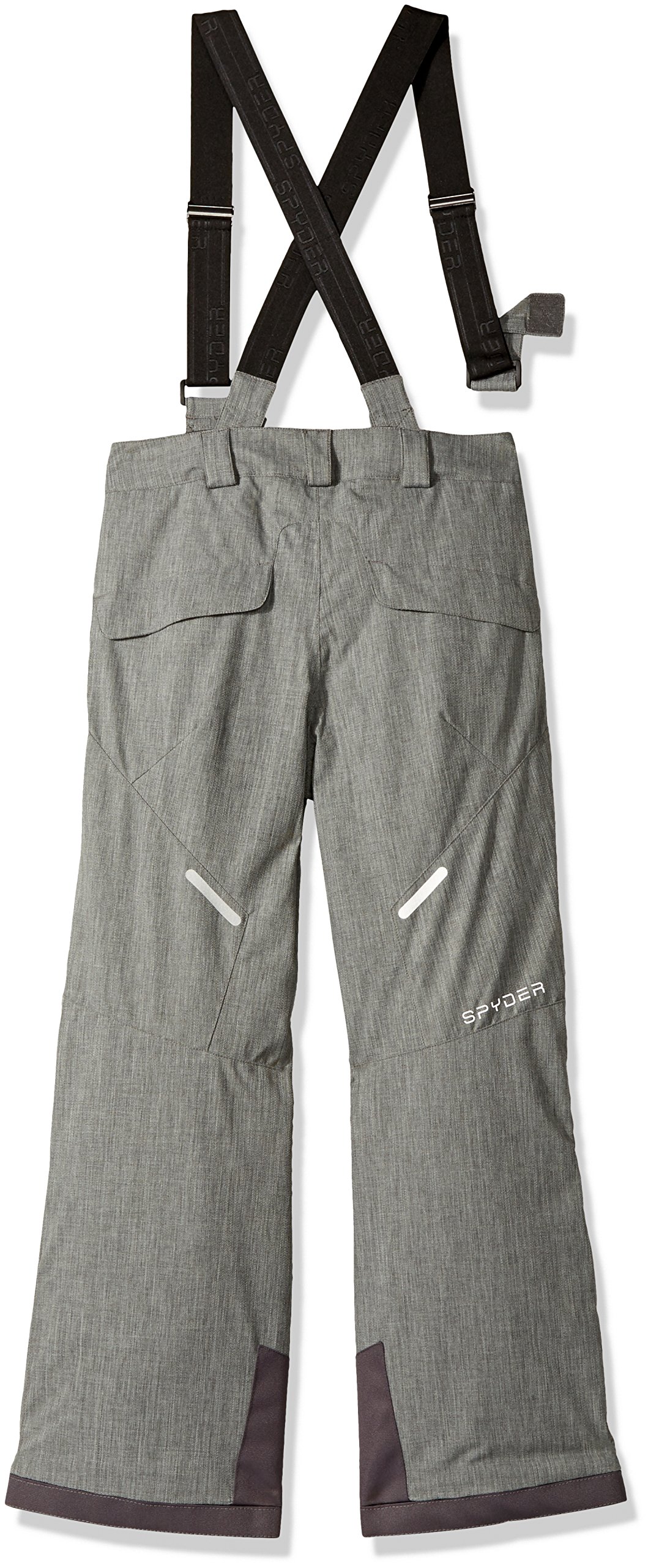 Spyder Boys Propulsion Ski Pants - Polar Herringbone Waterproof Snow Pants, Size 8 for Kids - Perfect for Winter Skiing, Snowboarding & Outdoor Adventures