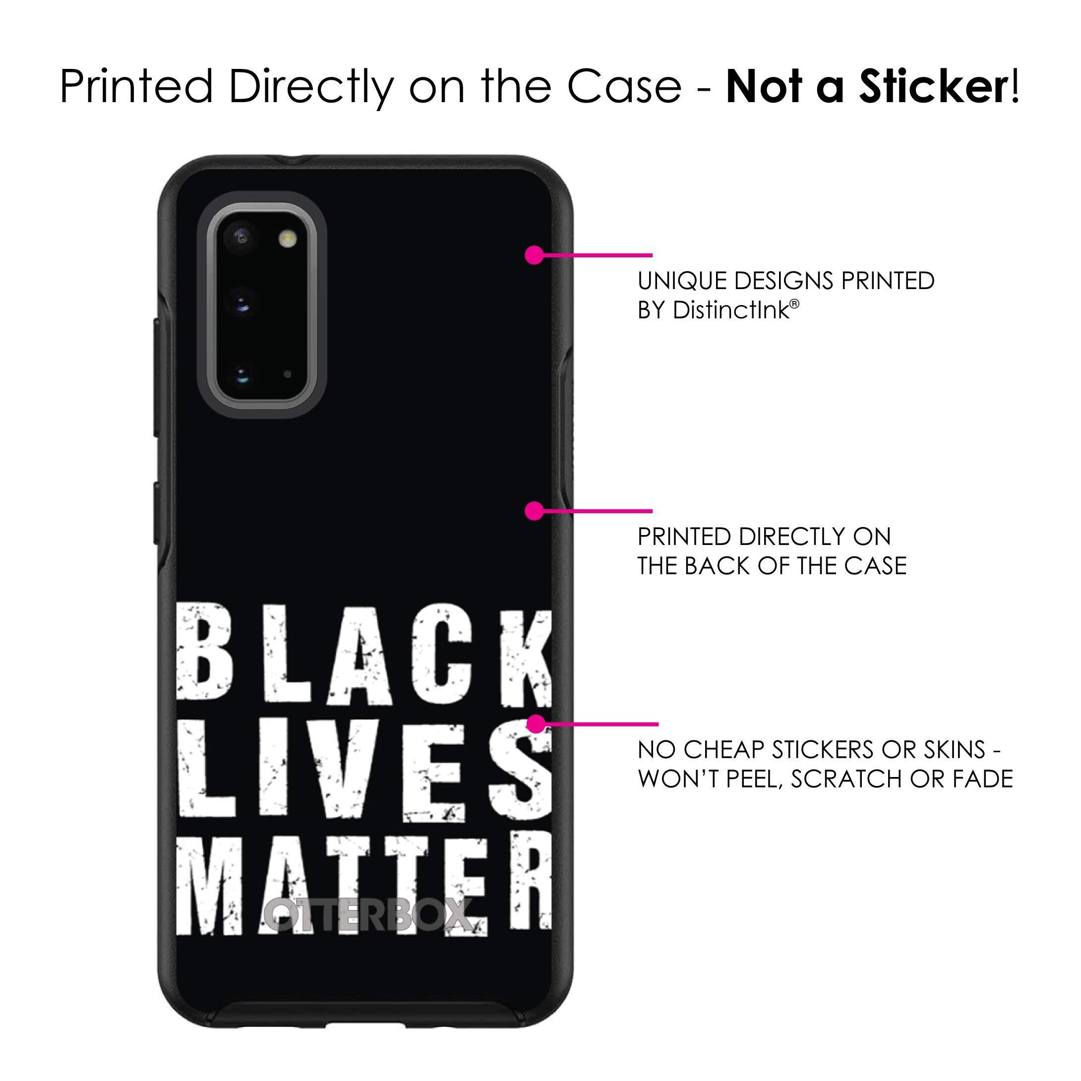 DistinctInk Protective Case for Samsung Galaxy S20 & S20 5G (6.2 Inch) - Slim Shockproof Phone Cover with Anti-Scratch Design - Replacement for OtterBox Symmetry Series - Black Lives Matter Edition - Perfect for Daily Use, Travel & Outdoor Activities
