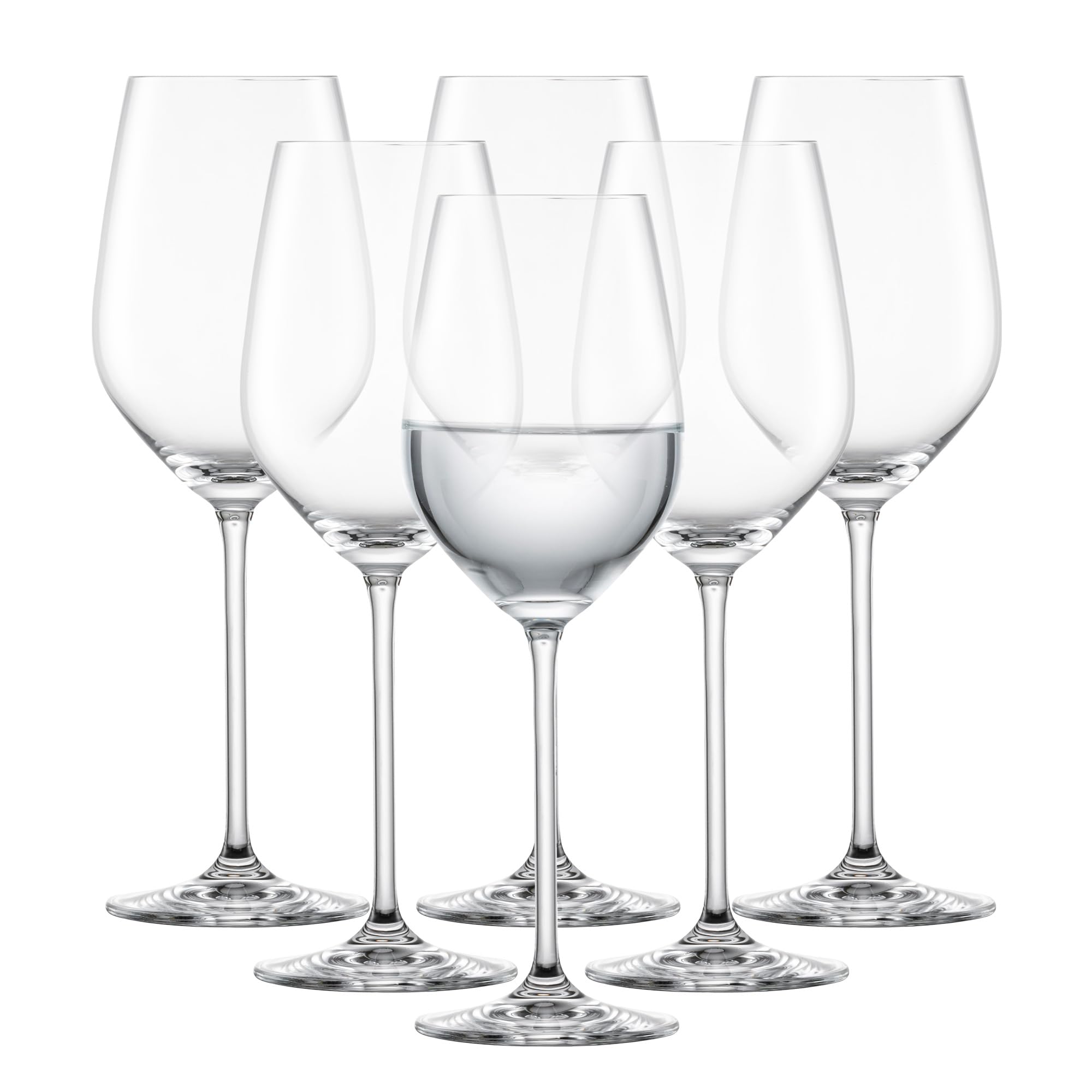 Premium SCHOTT ZWIESEL Fortissimo Red Wine Glasses Set of 6 - 17oz German Crystal Wine Glasses for Cabernet, Merlot & Water - Dishwasher-Safe Tritan Crystal - Perfect for Dinner Parties, Wine Tasting & Gifts