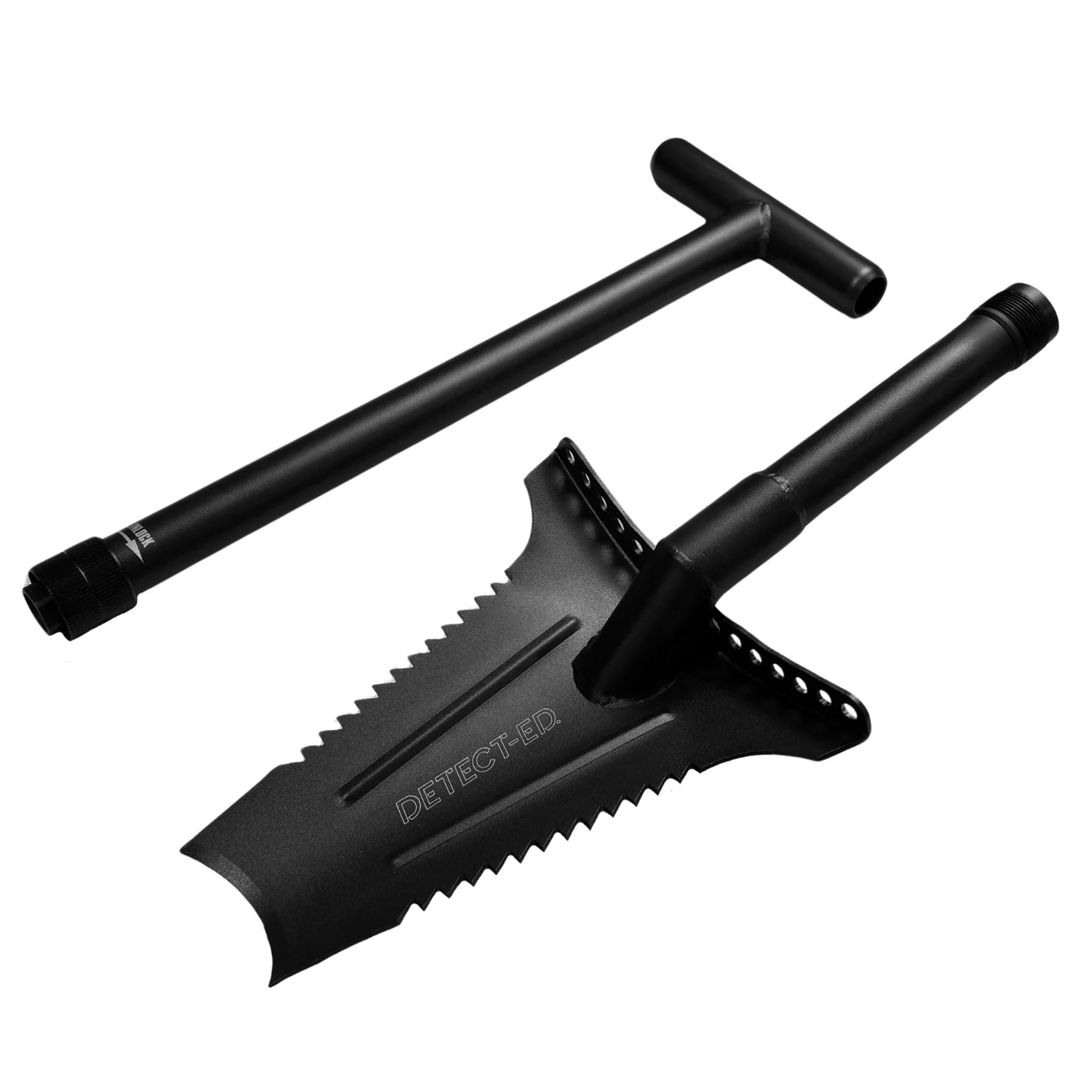 Detect Ed Stealth Shovel - Compact & Durable 1-Piece or 2-Piece Options for Camping, Hiking & Survival Gear | Perfect for Outdoor Adventures & Emergency Preparedness