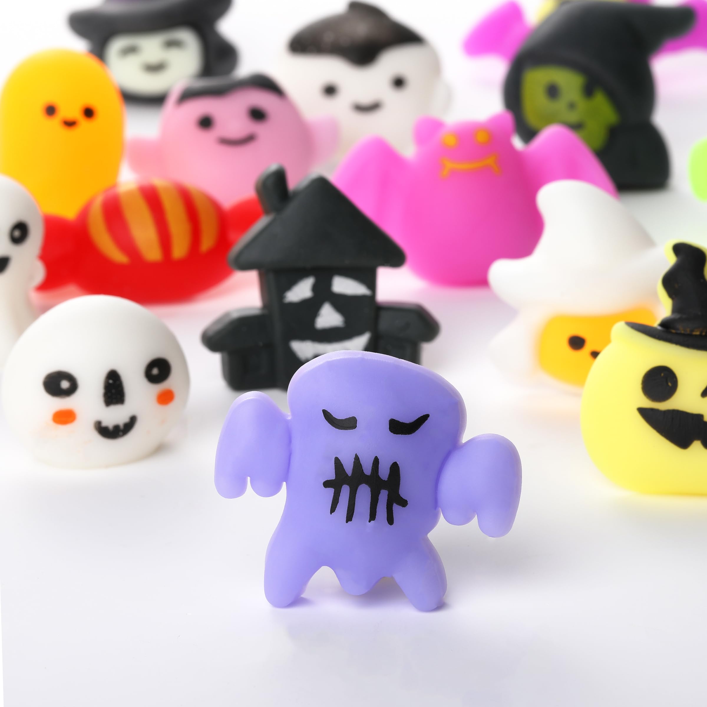 Mr. Pen Halloween Squishy Toys - 48 Pack Bulk Mini Squishies for Kids, Party Favors, Easter Egg Fillers | Stress Relief Sensory Toys for Classroom, Birthday Parties & Halloween Goodie Bags