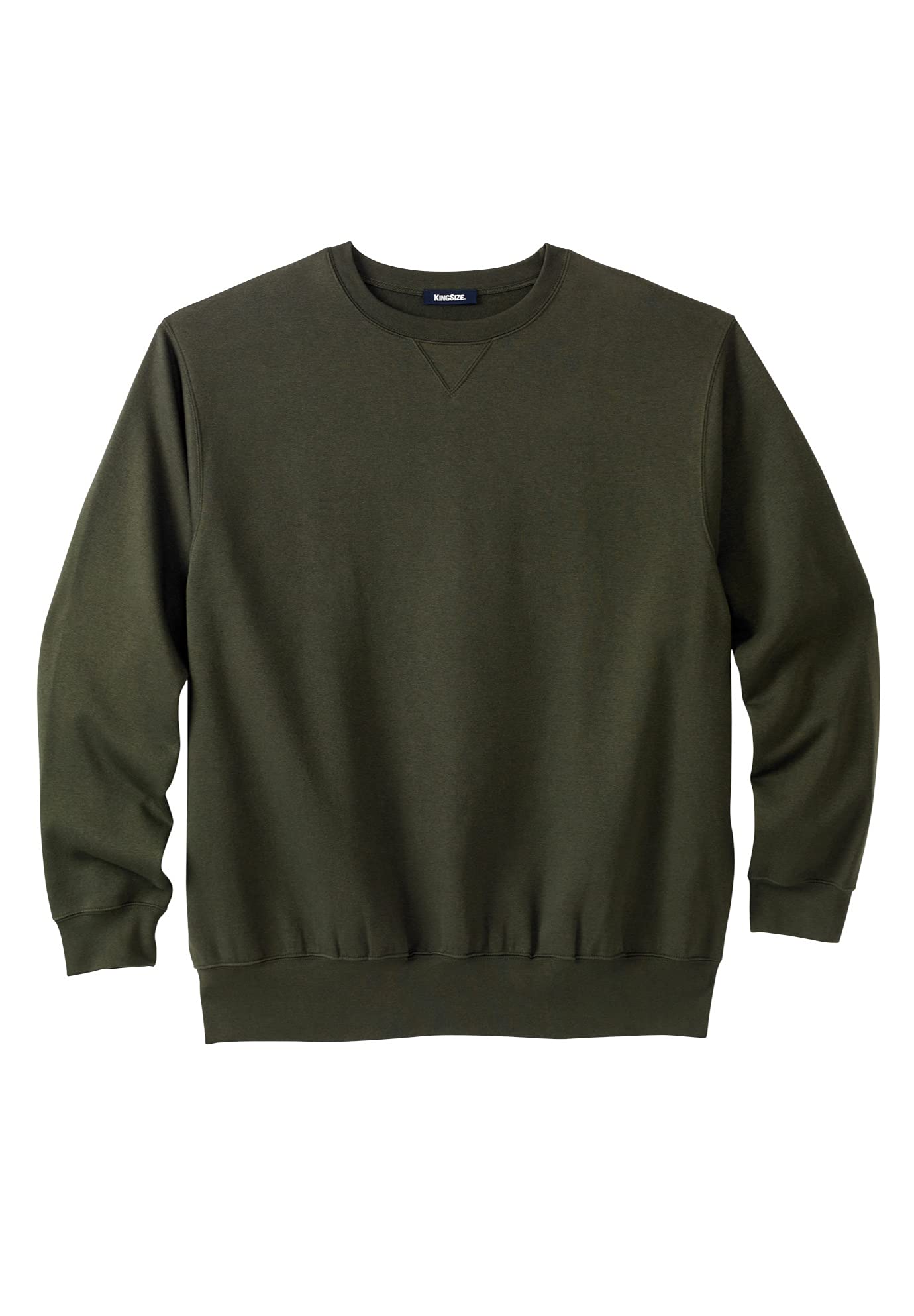 KingSize Men's Big & Tall Fleece Crewneck Sweatshirt - Soft & Warm Winter Pullover for Casual Wear, Lounge & Outdoor Activities