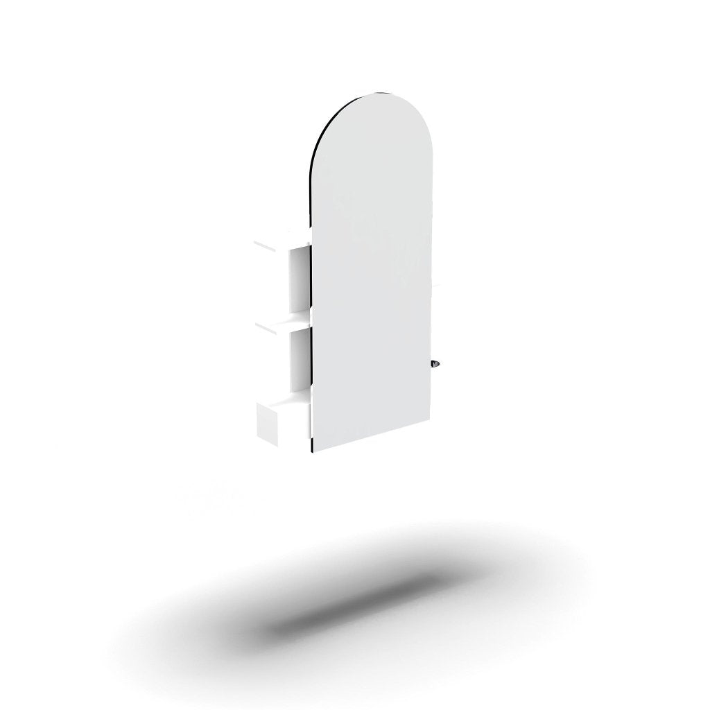 Lanvain Nola Salon Mirror Station - Wall Mounted Vanity Mirror with LED Lights for Professional & Home Salon Use - Perfect for Makeup, Hair Styling & Skincare