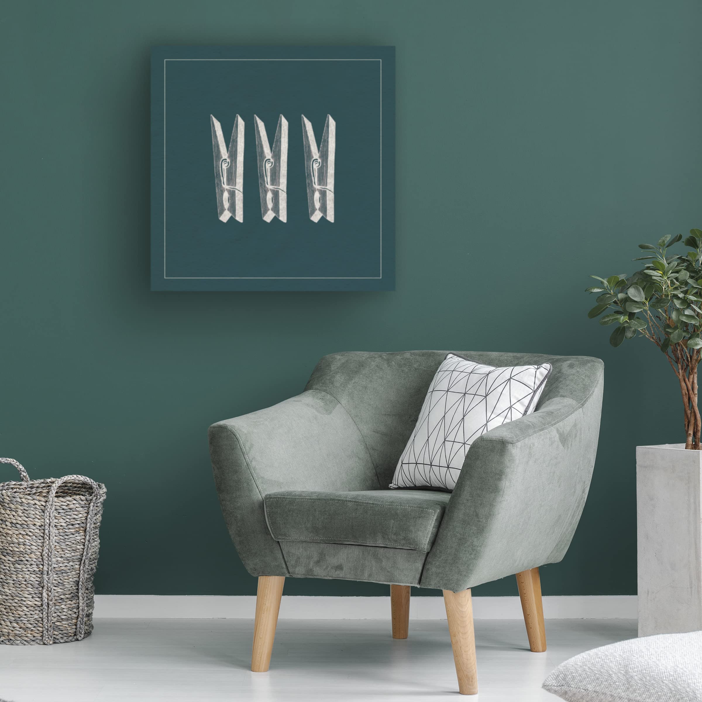 Grace Popp 'Laundry Tips II' Canvas Wall Art Print - Modern Home Decor for Living Room, Bedroom & Office - Premium Trademark Fine Art Collection
