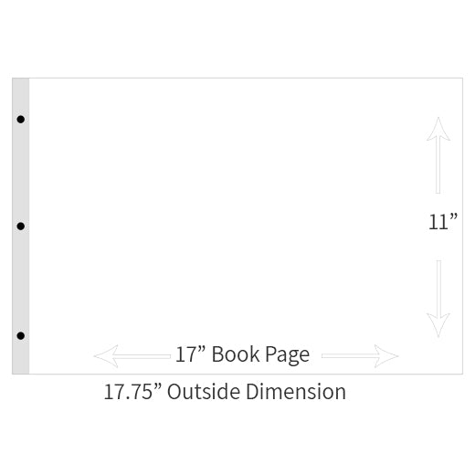 MOAB Entrada Rag Bright 190 Portfolio Pages - 11”x17” Landscape Photo Album for Professional Artists & Photographers - Perfect for Portfolio Presentations, Art Exhibitions & Studio Displays