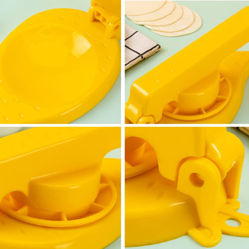 Handmade Dumpling Press Machine - Manual Dumpling Skin Maker & Dough Press Tool for Homemade Dumplings | Perfect for Asian Cooking, Family Kitchen & DIY Dumpling Making at Home