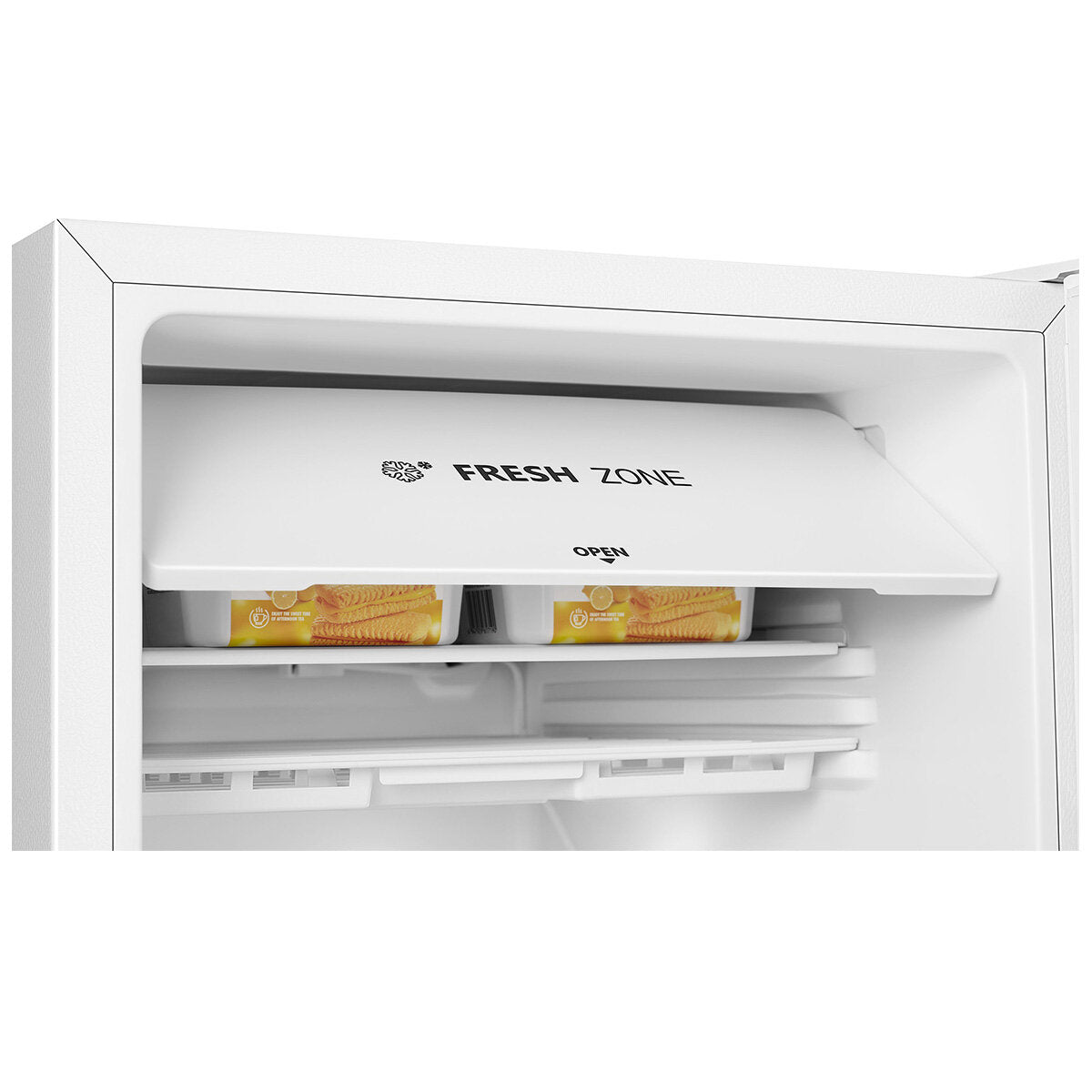 Hisense 124L Mini Bar Fridge - White HRBF126 - Compact Refrigerator for Home, Office, Dorm & Small Spaces - Perfect for Beverages, Snacks & Beauty Products Storage