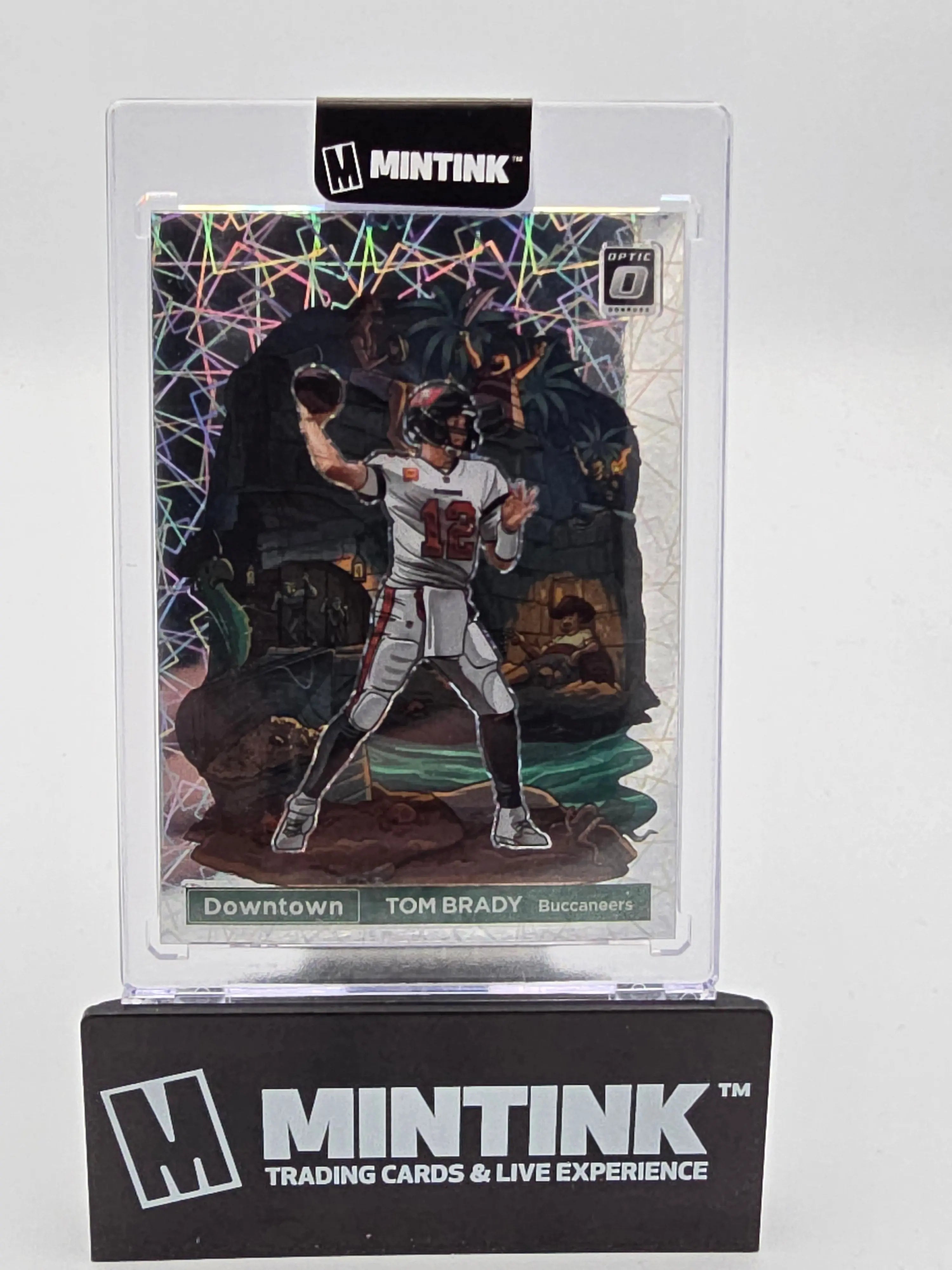 2022 Panini Donruss Optic Football Tom Brady Downtown #DT TB Trading Card - Perfect for NFL Collectors, Sports Memorabilia Enthusiasts & Investment