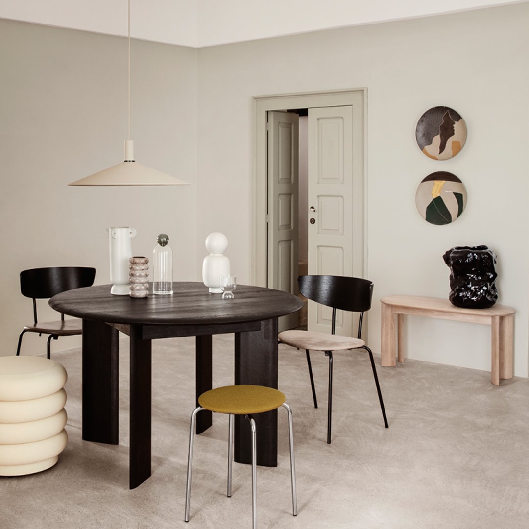 Ferm Living Angle Shade Collection - Modern Scandinavian Pendant Lighting for Dining Room, Kitchen & Living Room Decor