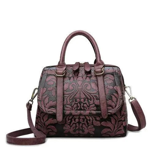 Black embossed
