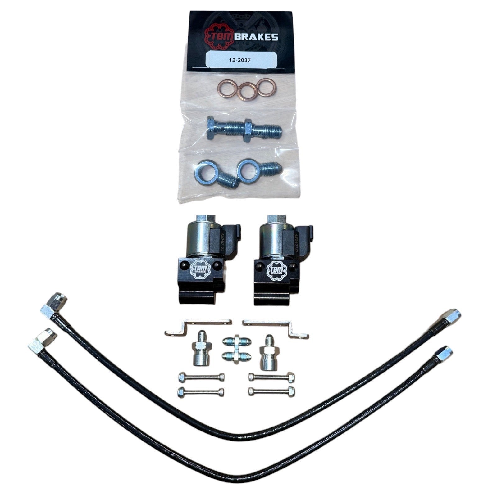 2022 Chevy Silverado & GMC Sierra Stock Brakes Dual Line Lock Kit with Brackets - Performance Upgrade for Drag Racing & Off-Roading