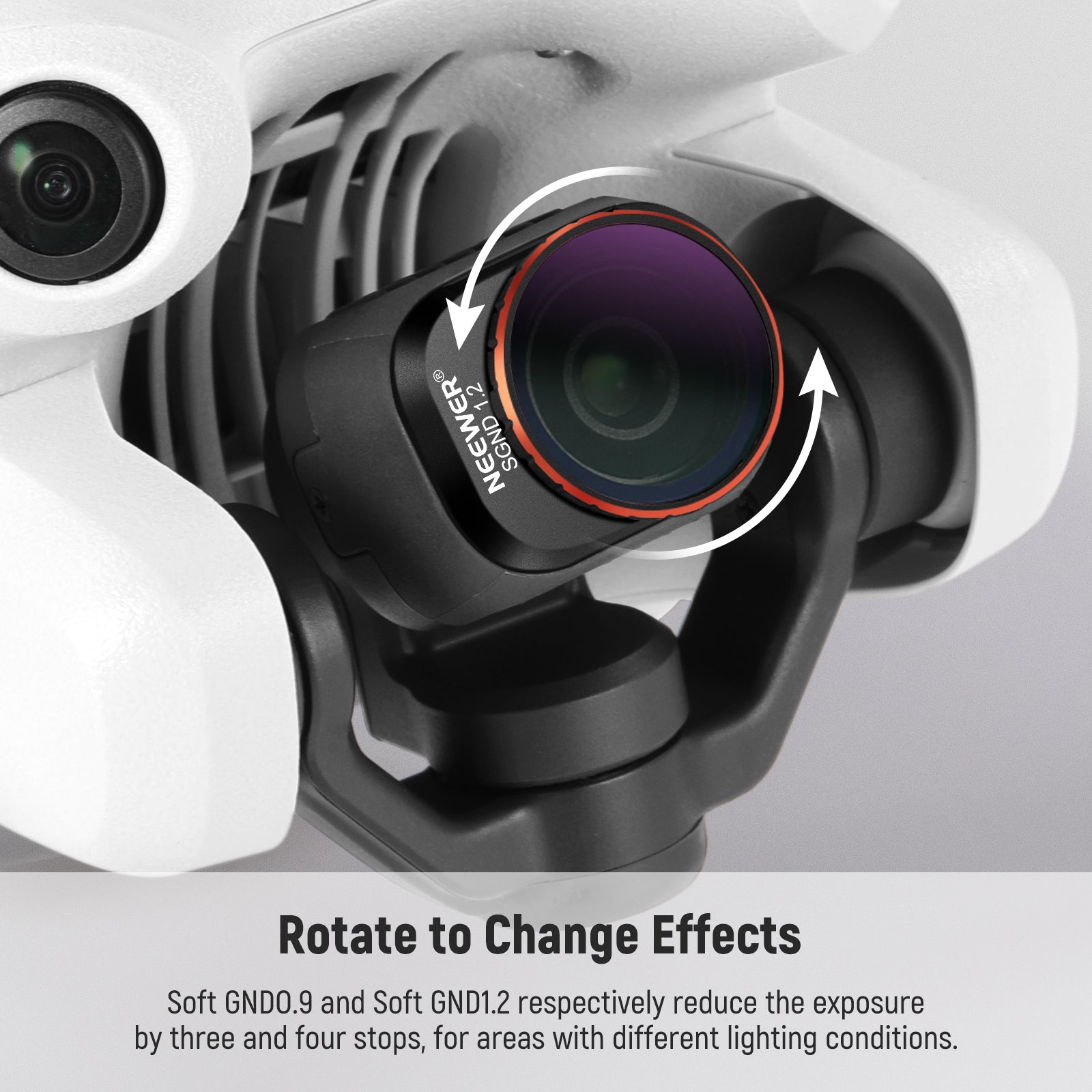 NEEWER FL 32 4-Pack ND & Effect Filter Kit for DJI Mini 4 Pro Drone - Enhance Aerial Photography with Variable Light Control for Sunny Days & Creative Effects