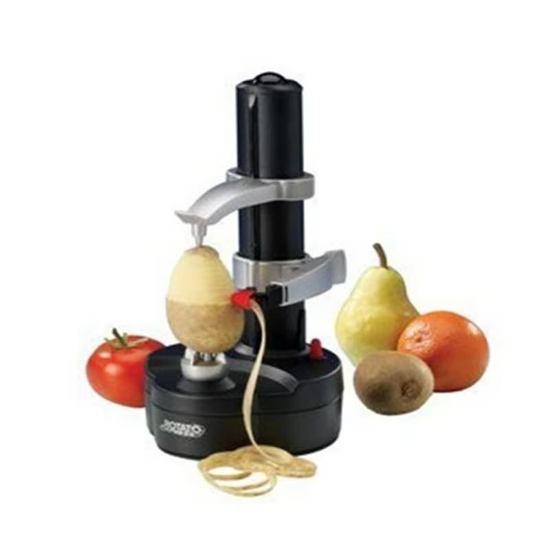 Premium Spiral Apple Peeler & Cutter - Multi-Functional Fruit & Potato Slicer for Kitchen - Easy Peel, Core & Slice - Perfect for Apple Pie, Salads & Meal Prep (Black)