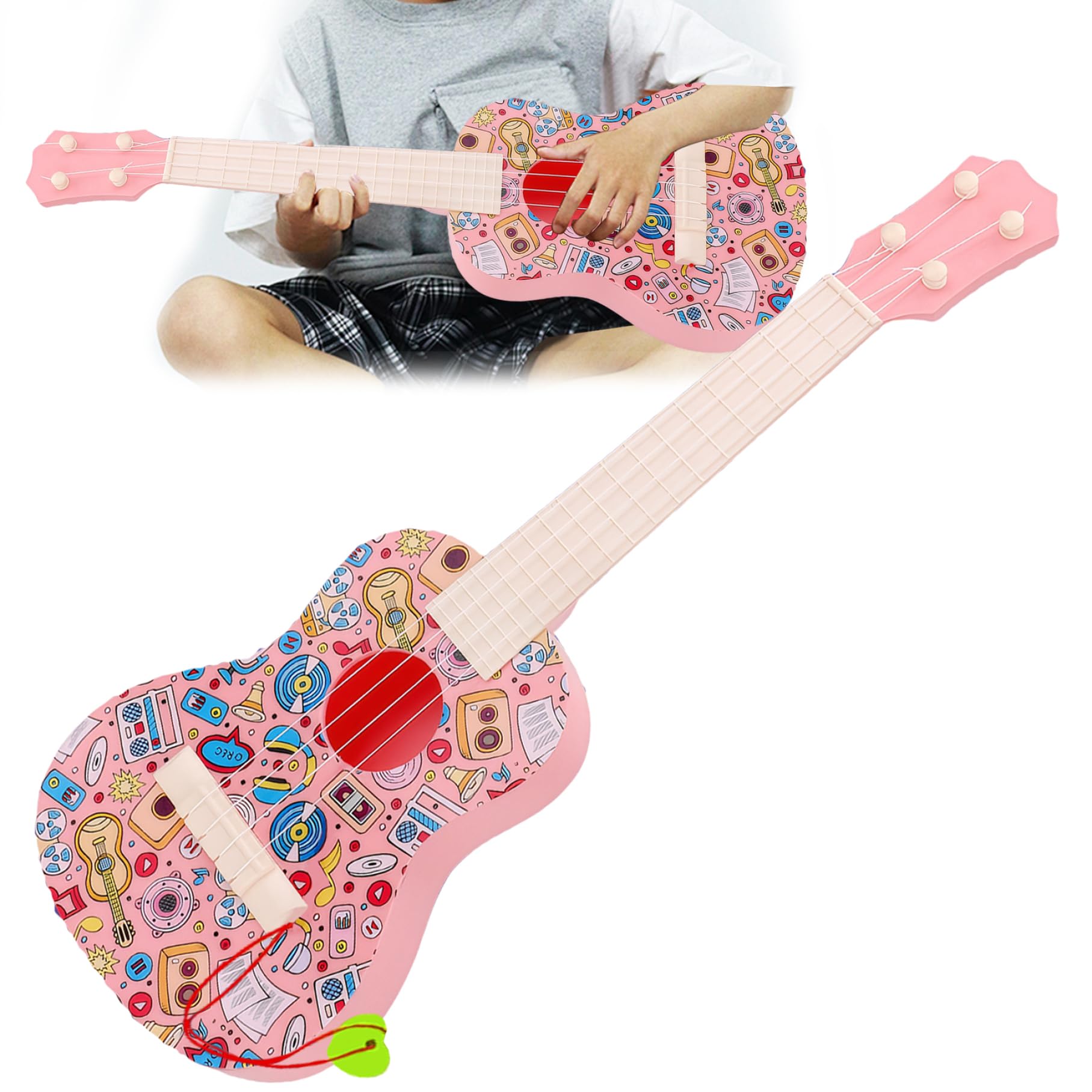 21 Inch Kids Guitar Toy - Beginner Acoustic Guitar for Children Ages 3-8 | Perfect for Birthday Gifts, Music Lessons & Pretend Play