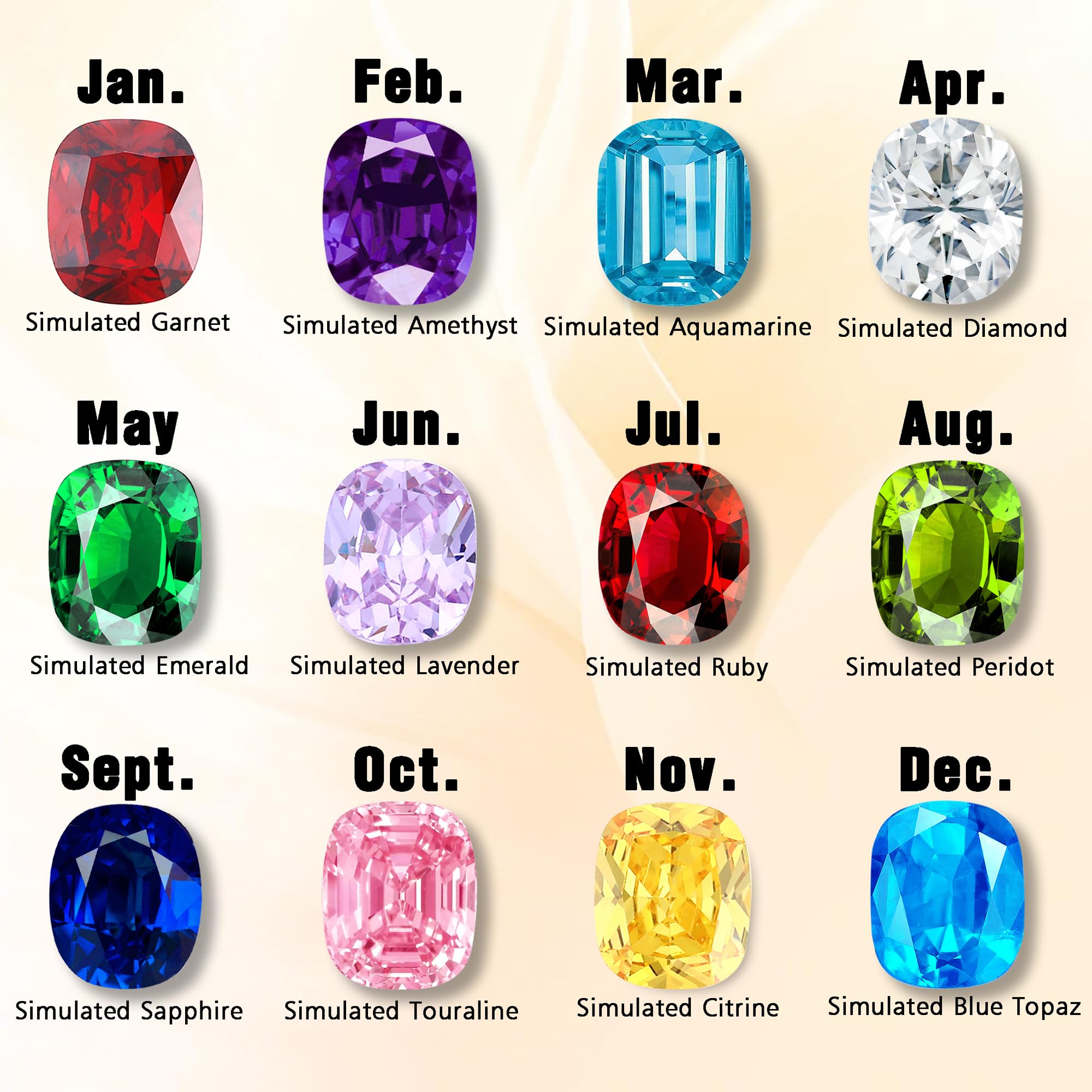 Custom Personalized Men's Class Rings with Cubic Zirconia & Birthstone - Sterling Silver High School Rings Size 5-15 - Perfect for Graduation Gifts, Alumni Reunions & School Spirit Events